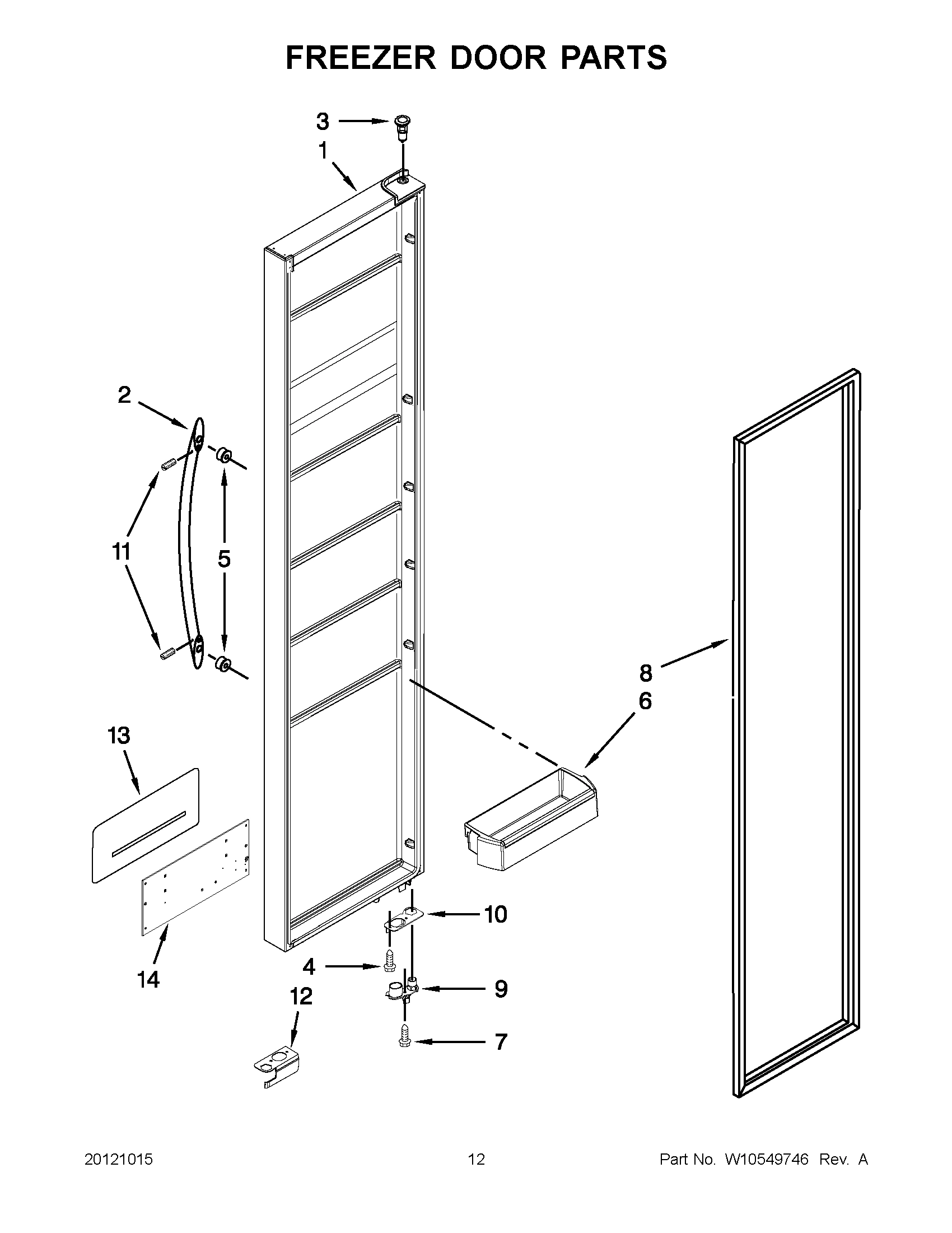 06 - FREEZER DOOR PARTS