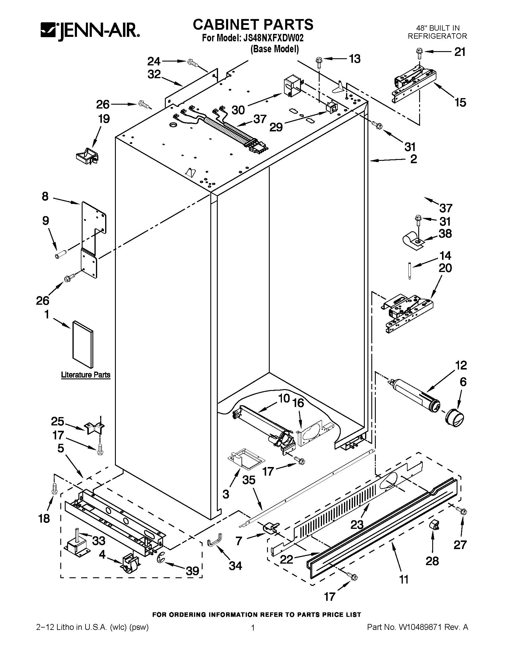 01 - CABINET PARTS