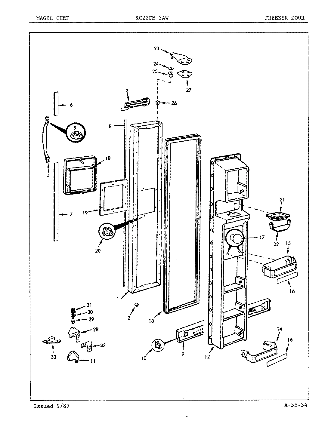 02 - FREEZER DOOR