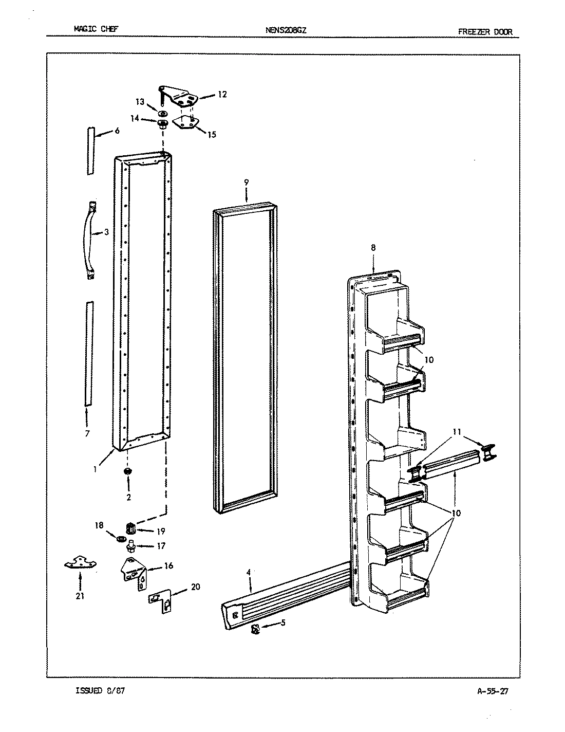 02 - FREEZER DOOR