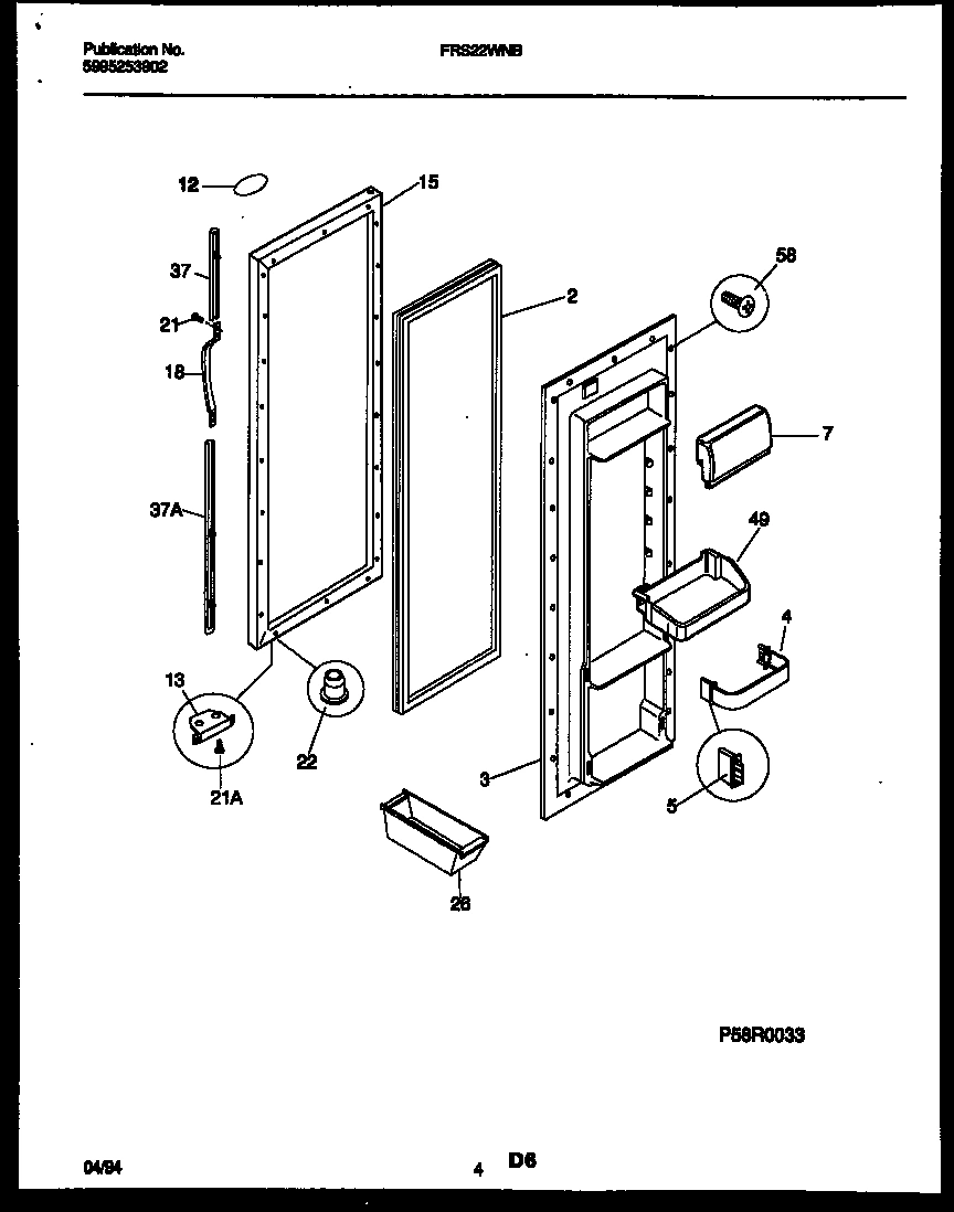 03 - REFRIGERATOR DOOR PARTS