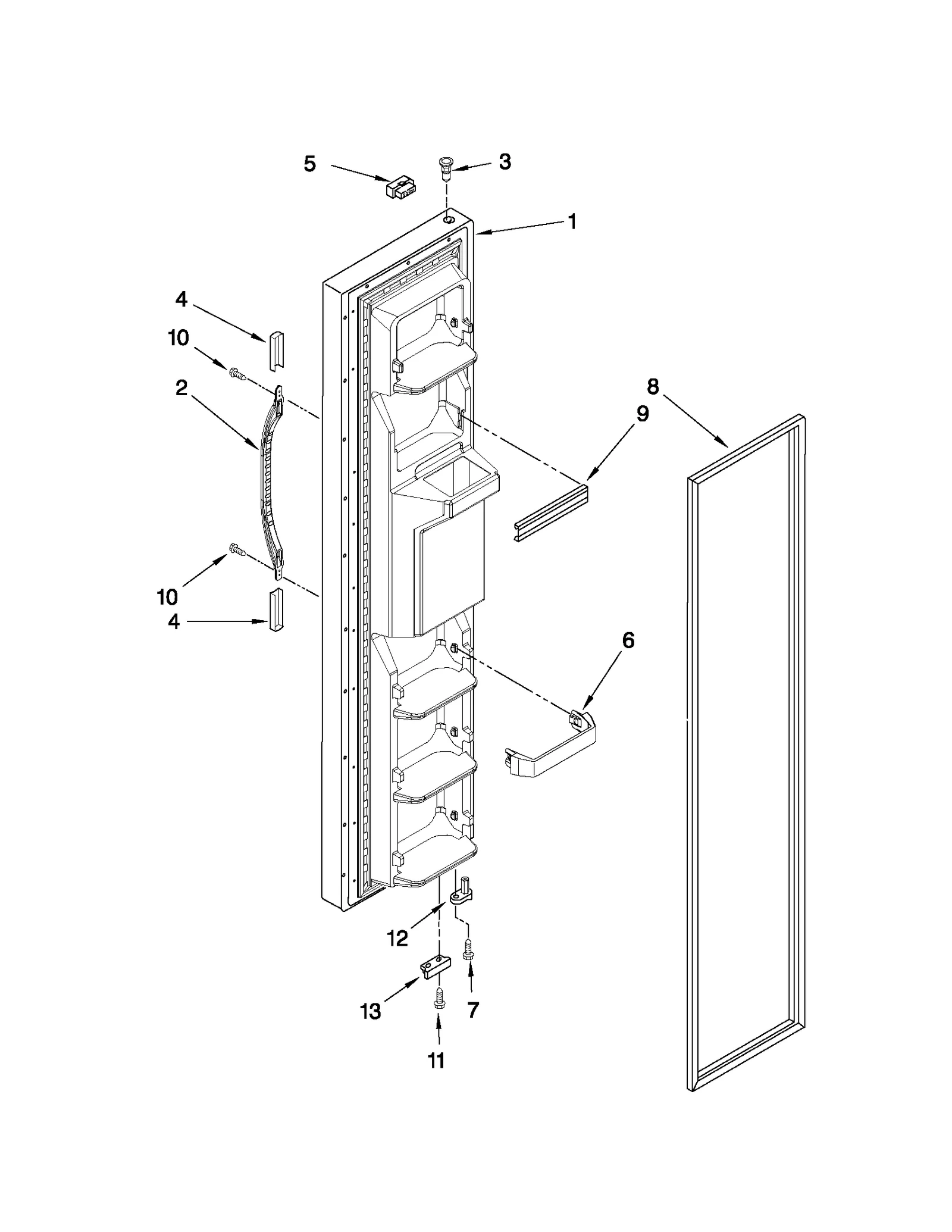 FREEZER DOOR PARTS