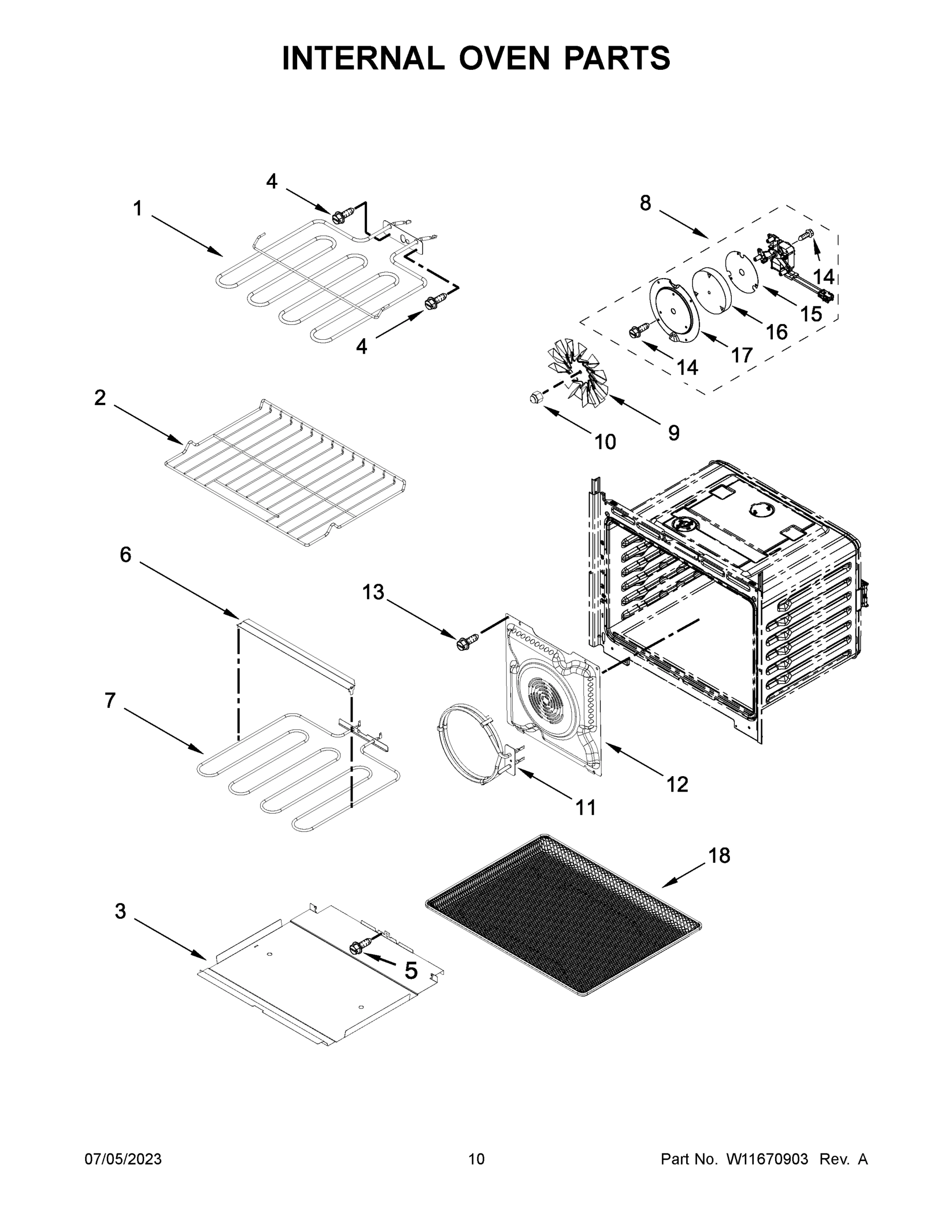 06 - INTERNAL OVEN PARTS