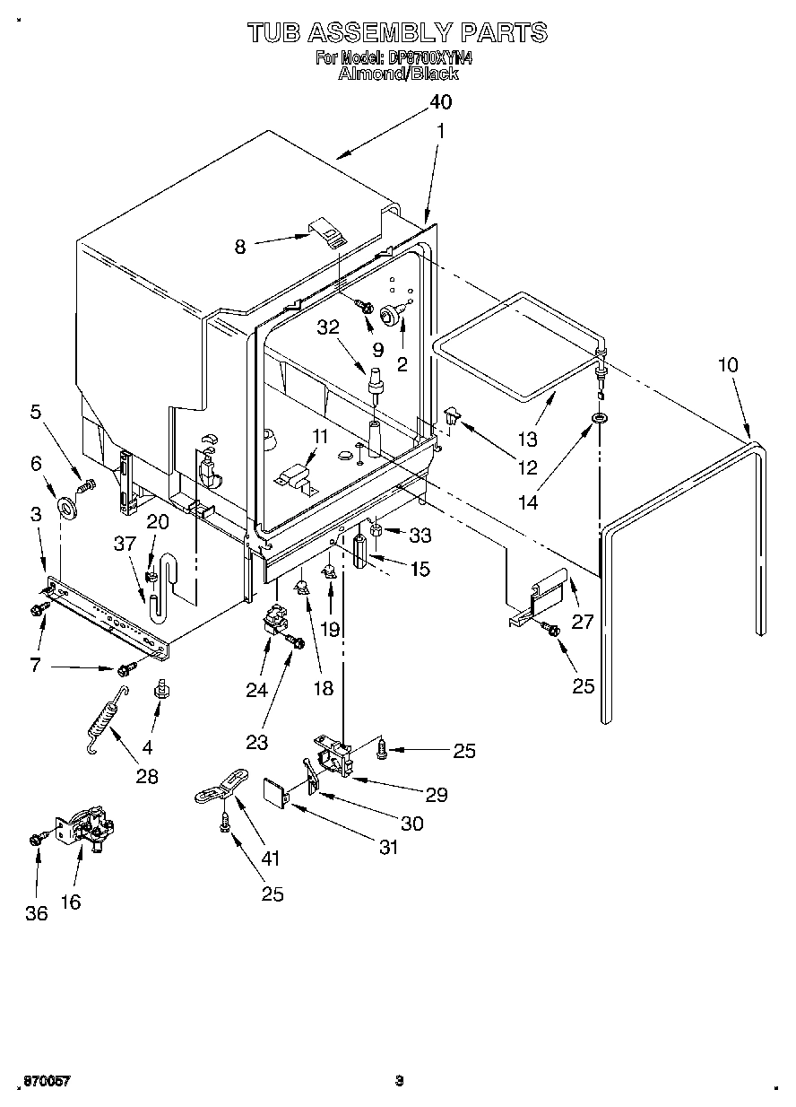 03 - TUB ASSEMBLY