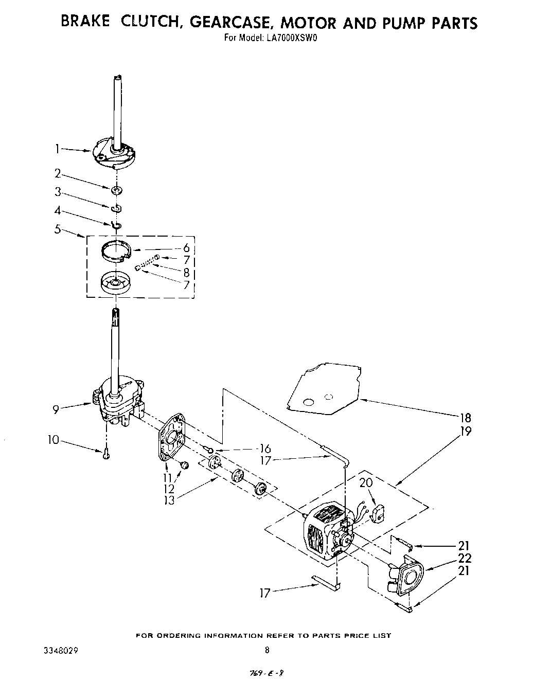 06 - BRAKE, CLUTCH, GEARCASE, MOTOR AND PUMP
