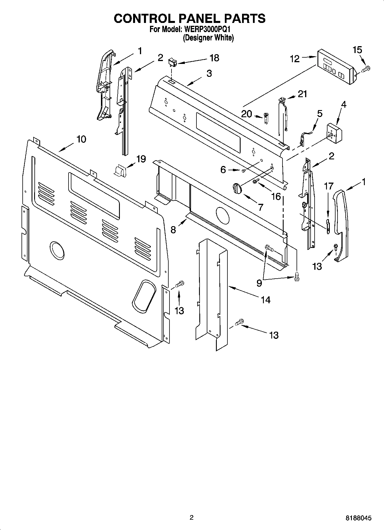 02 - CONTROL PANEL PARTS
