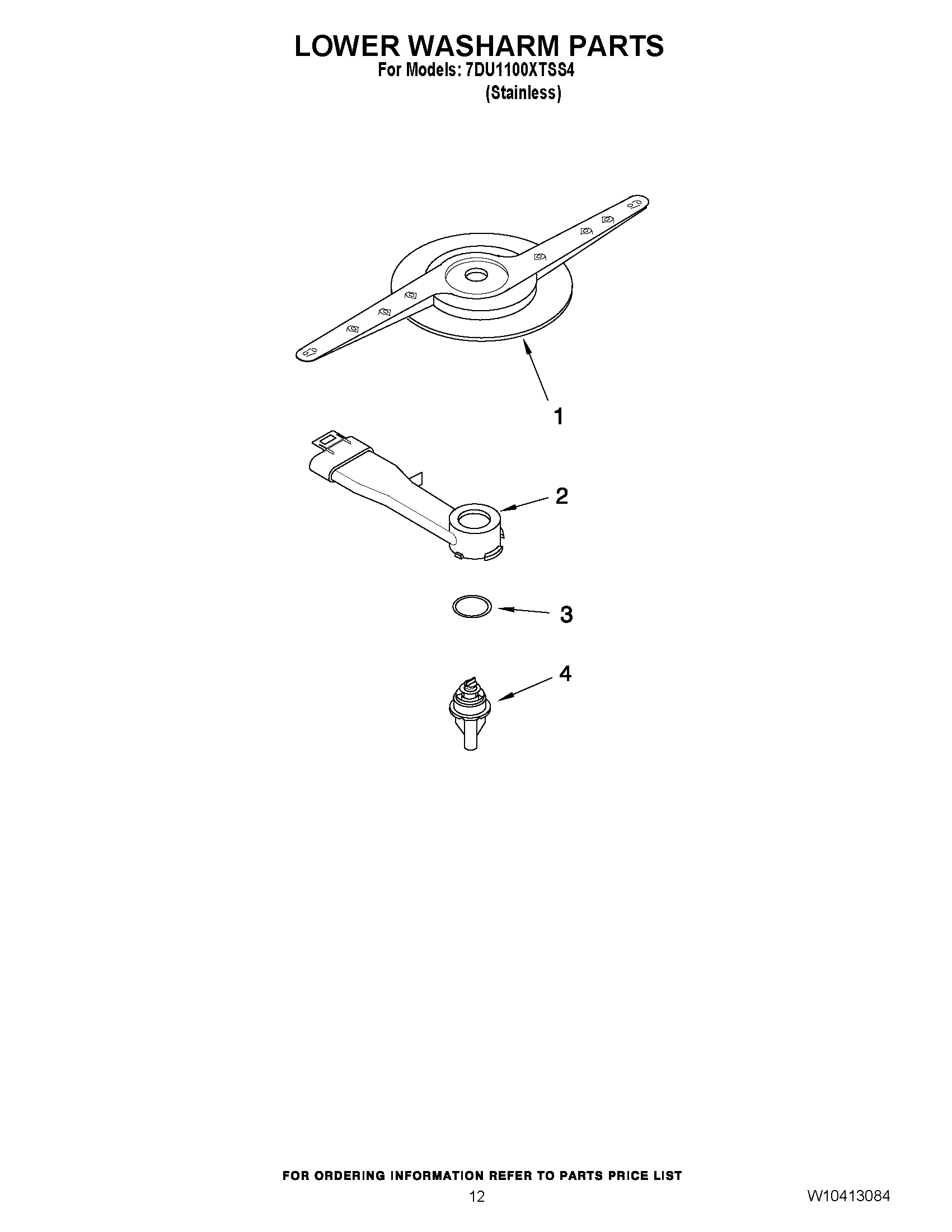 10 - LOWER WASHARM PARTS