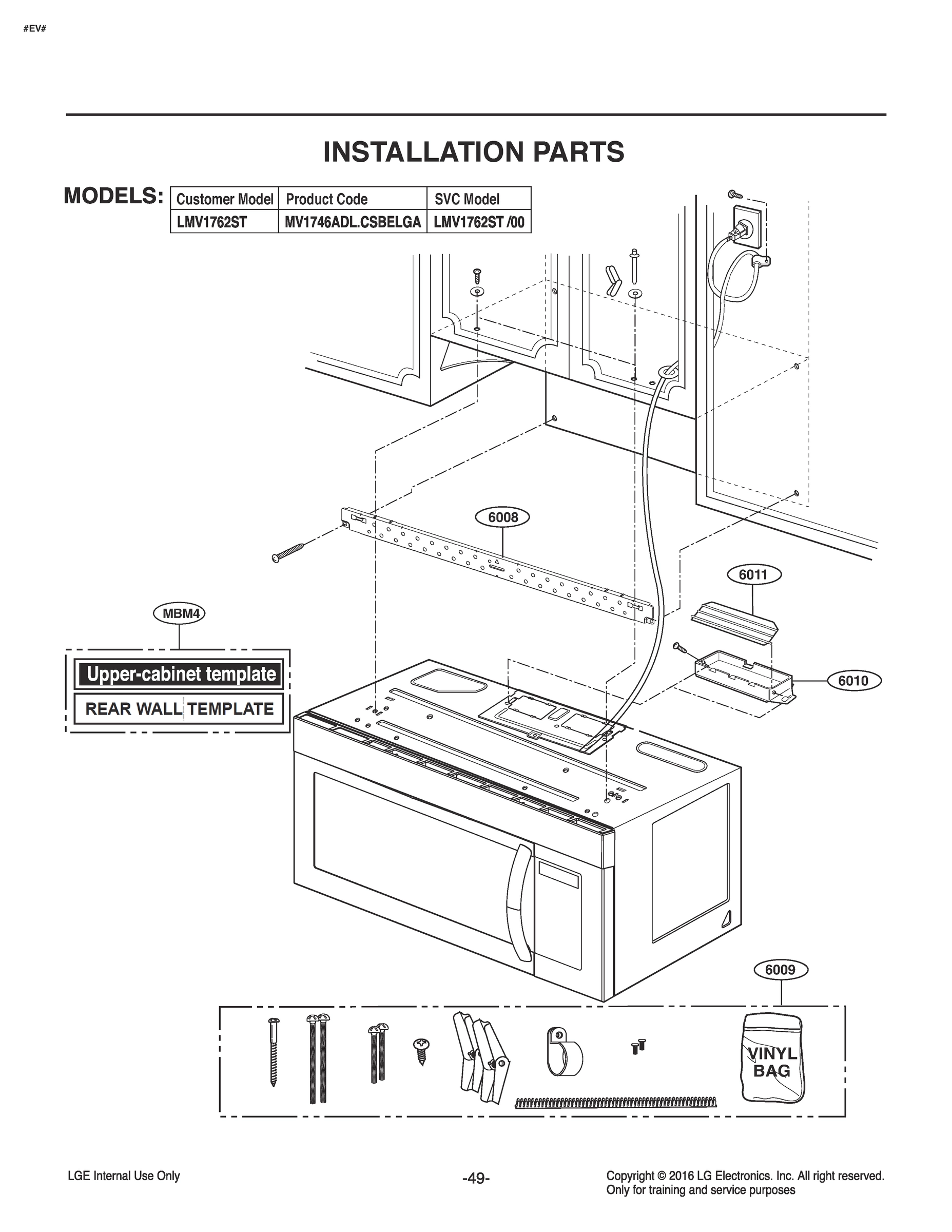 INSTALLATION PARTS