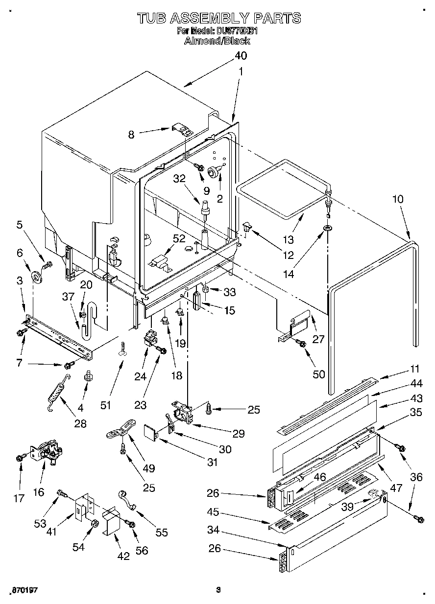 03 - TUB ASSEMBLY
