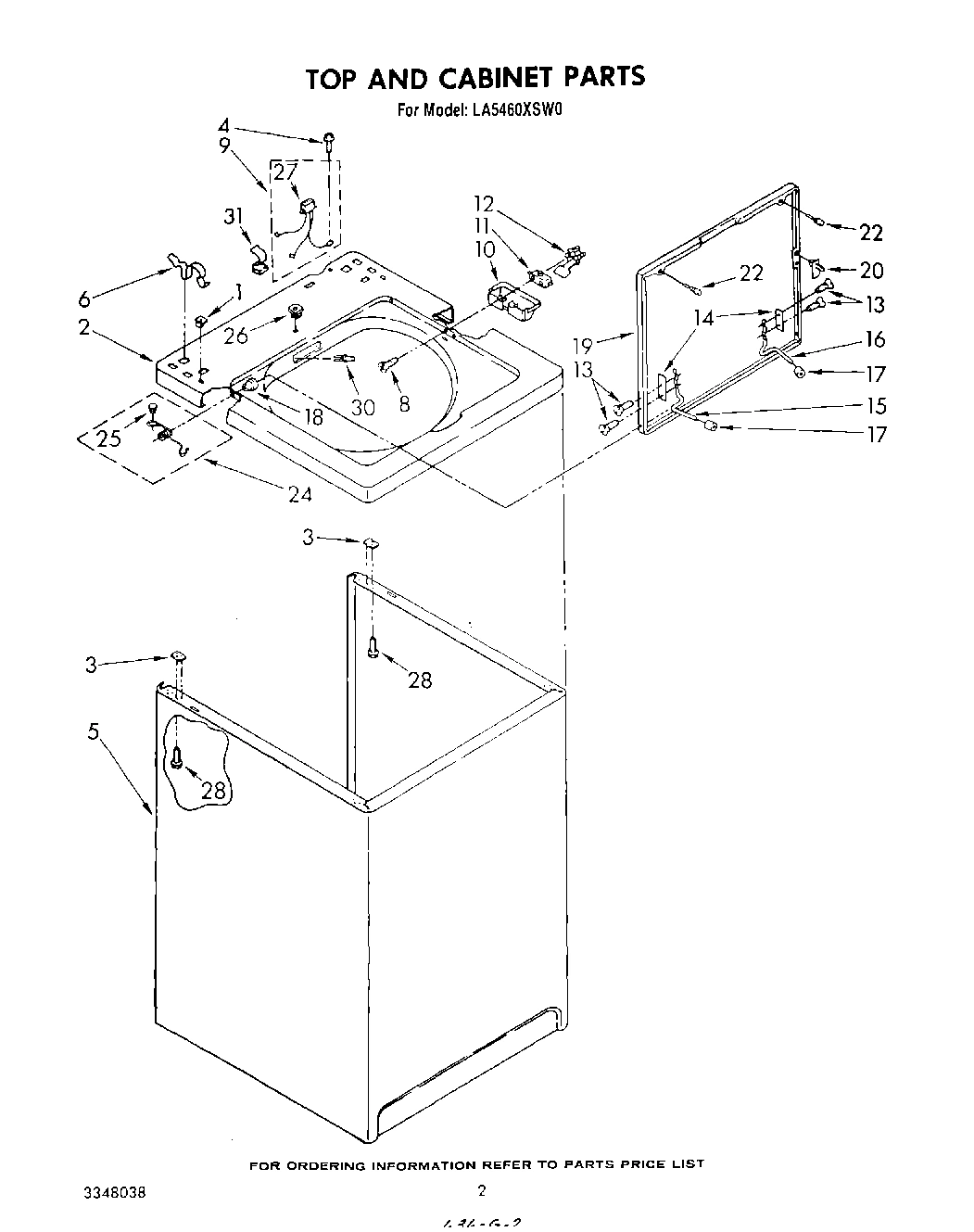 02 - TOP AND CABINET, LITERATURE AND OPTIONAL