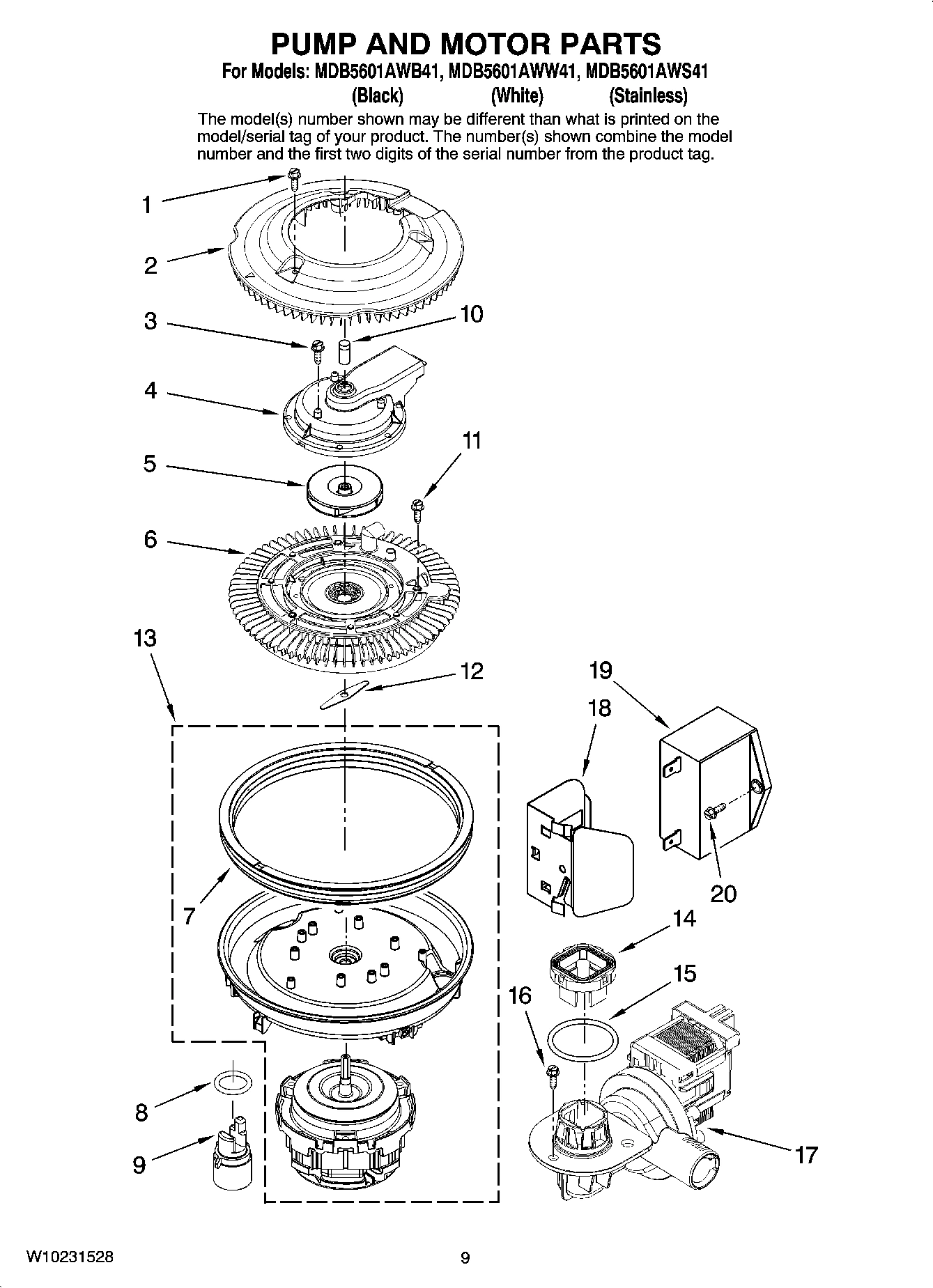08 - PUMP AND MOTOR PARTS