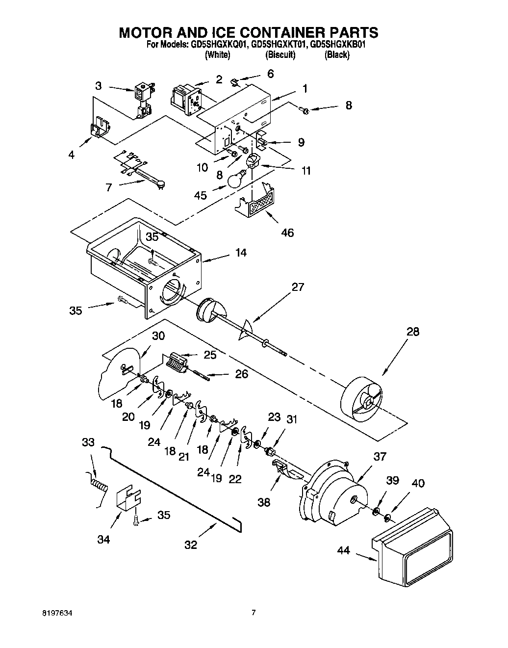 05 - MOTOR AND ICE CONTAINER
