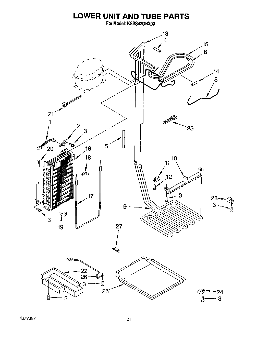15 - LOWER UNIT AND TUBE