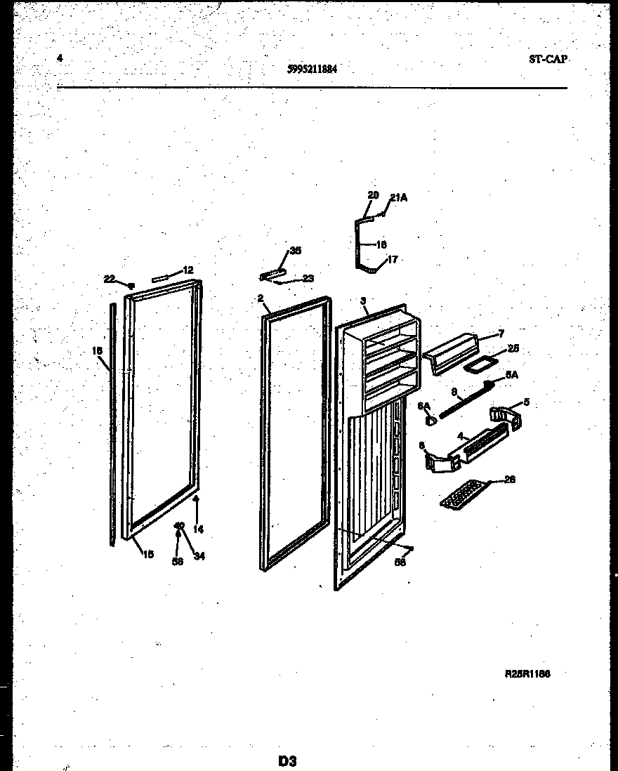03 - REFRIGERATOR DOOR PARTS