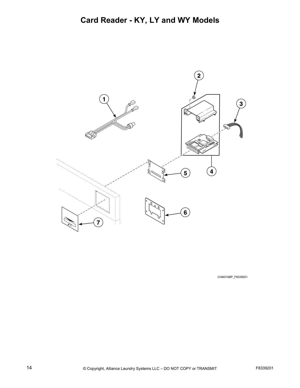 Card Reader - KY, LY and WY Models