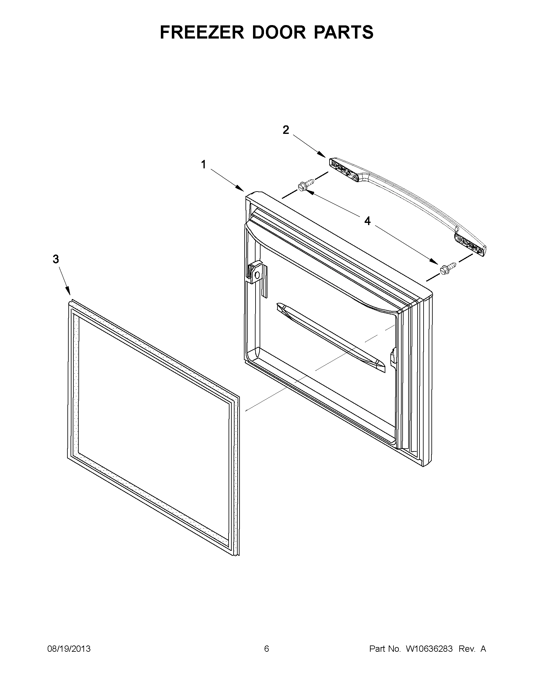 04 - FREEZER DOOR PARTS