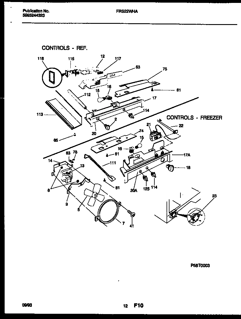 07 - REFRIGERATOR CONTROL ASSEMBLY, DAMP