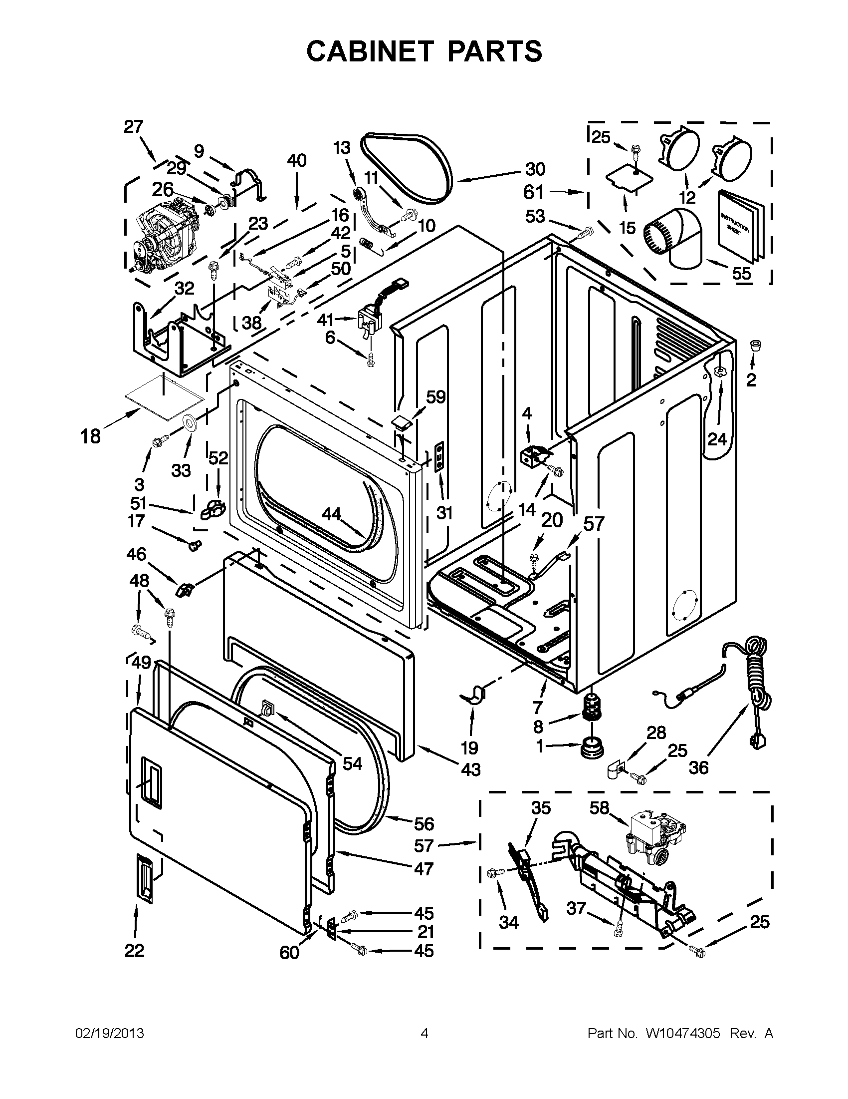 02 - CABINET PARTS