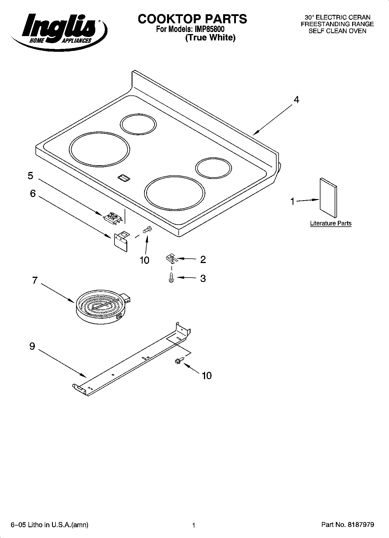 01 - COOKTOP PARTS