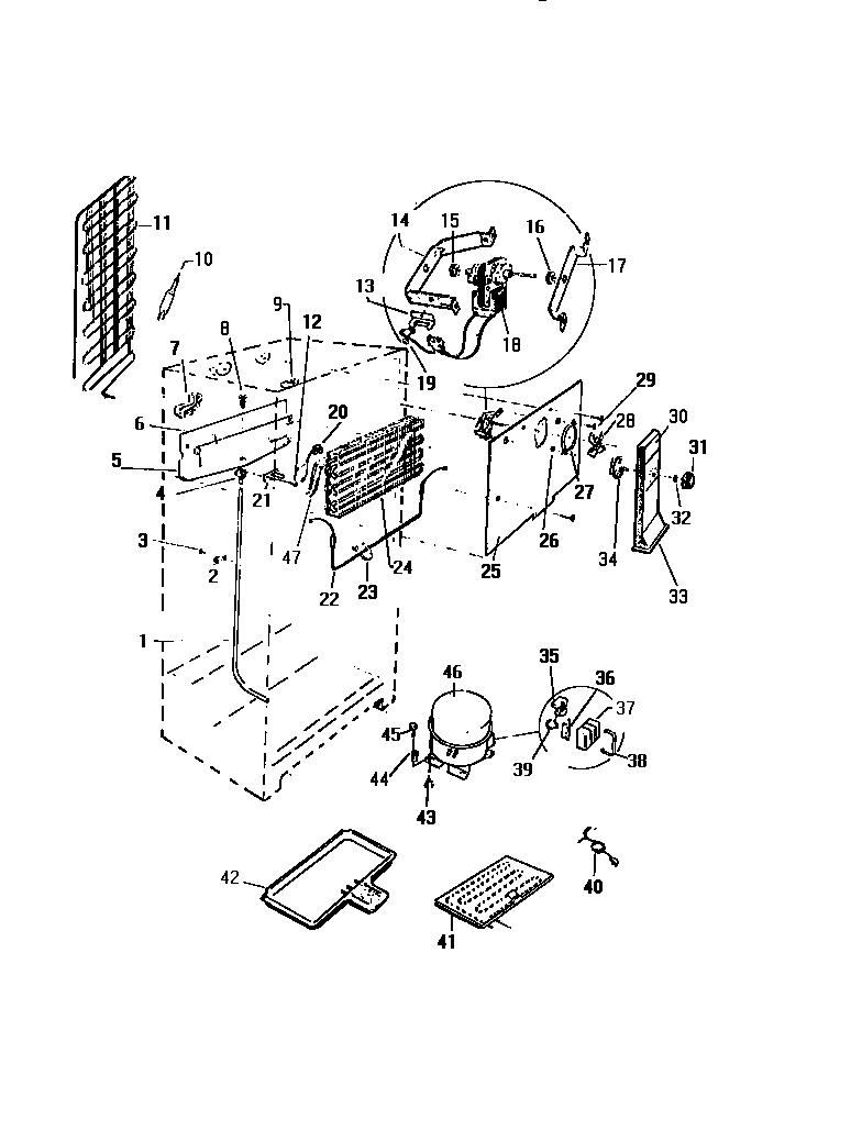 04 - EVAPORATOR, FAN ASSY.