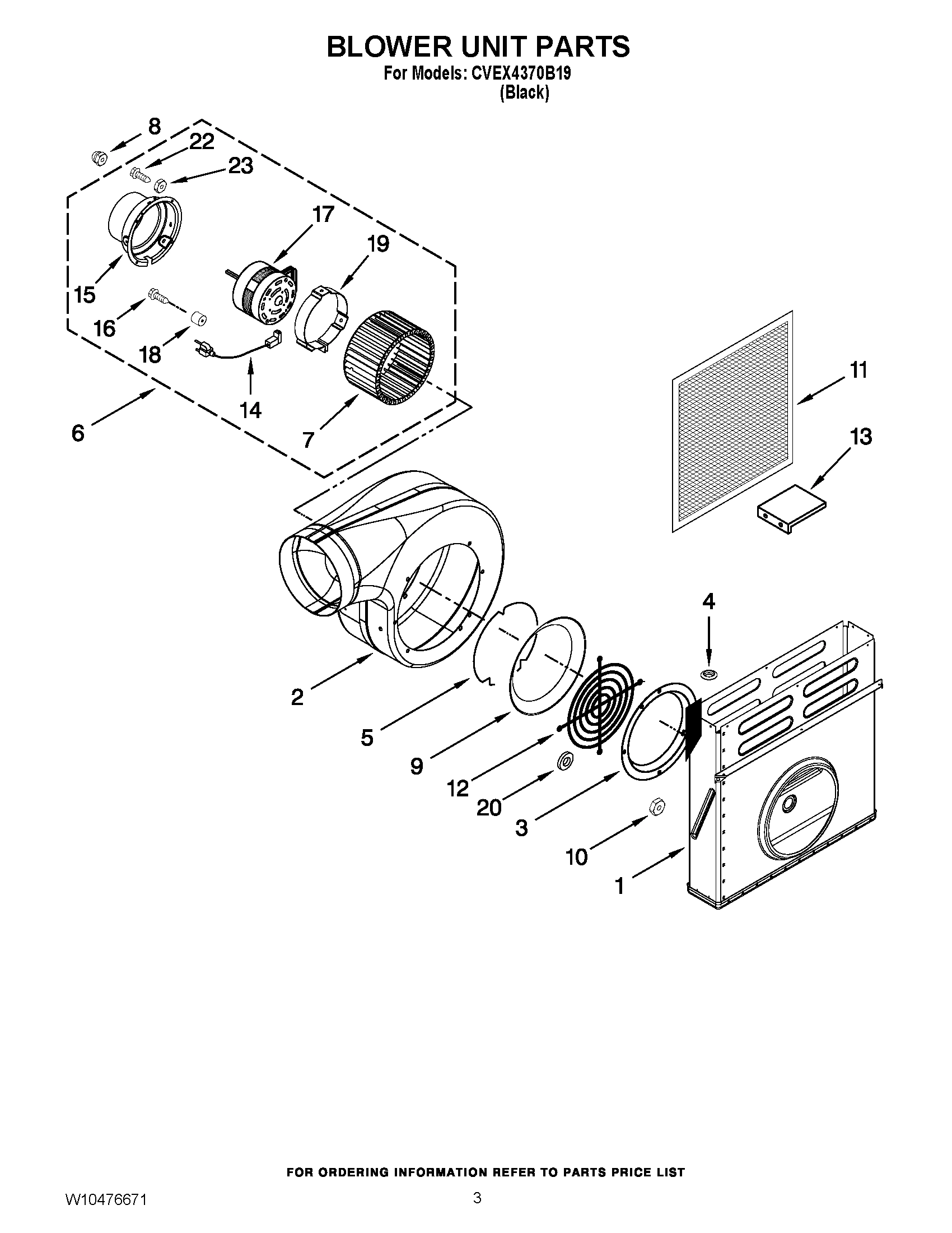 02 - BLOWER UNIT PARTS