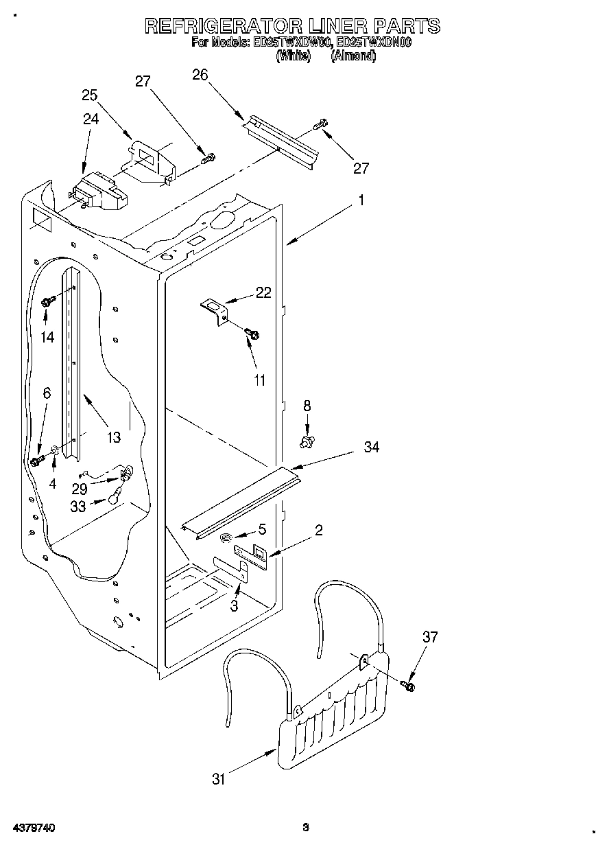 02 - REFRIGERATOR LINER