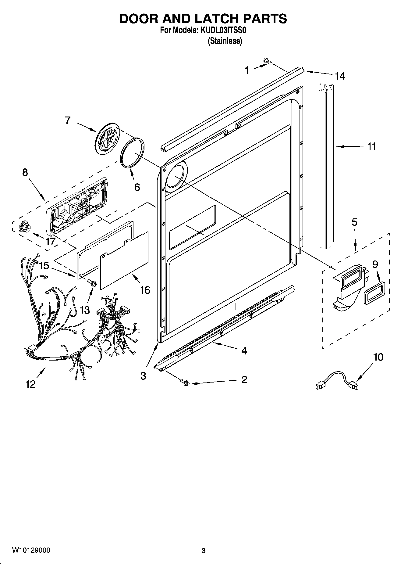 03 - DOOR AND LATCH PARTS