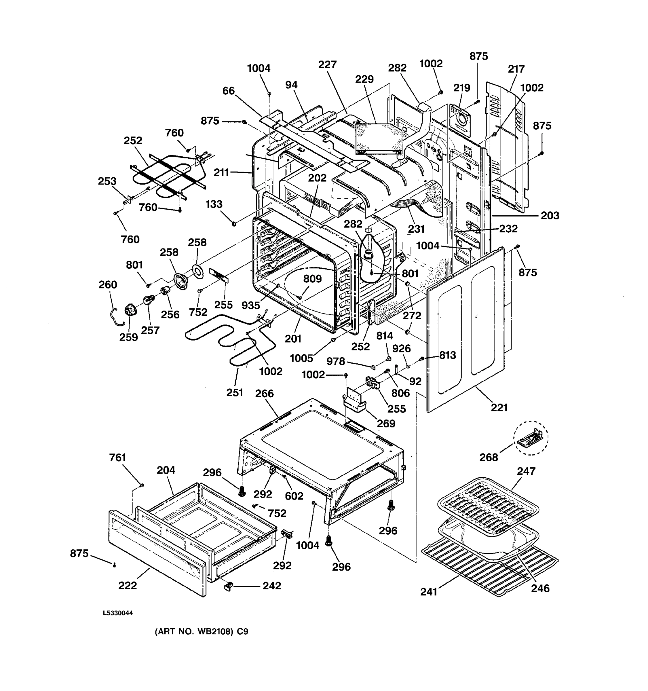 BODY & DRAWER PARTS