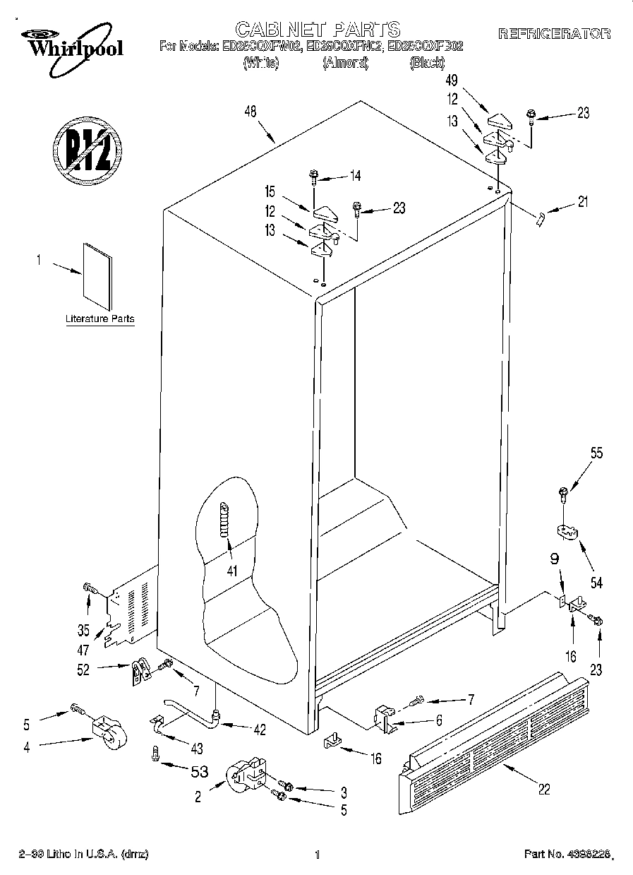 01 - CABINET, LITERATURE
