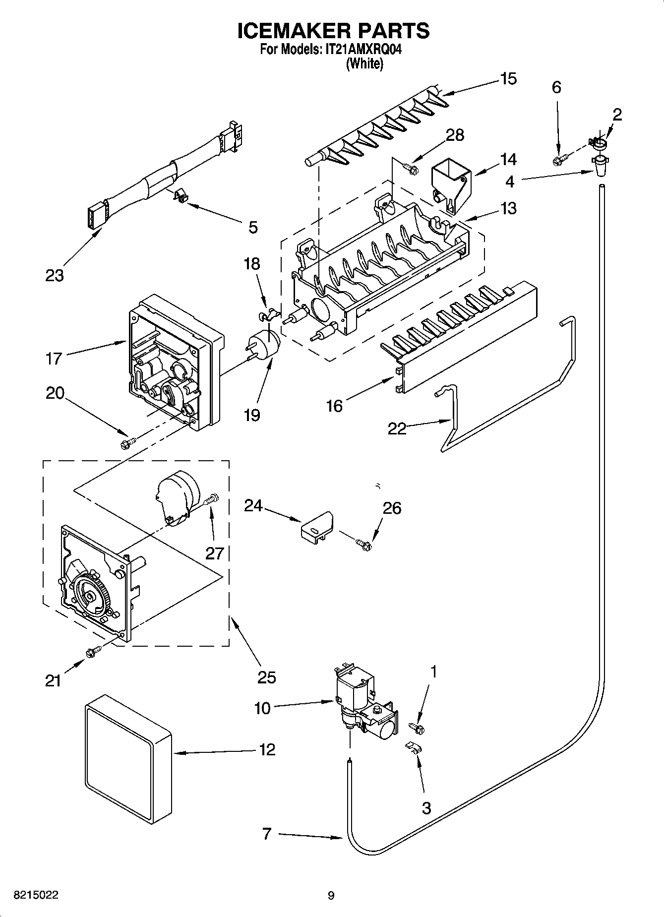 05 - ICEMAKER PARTS