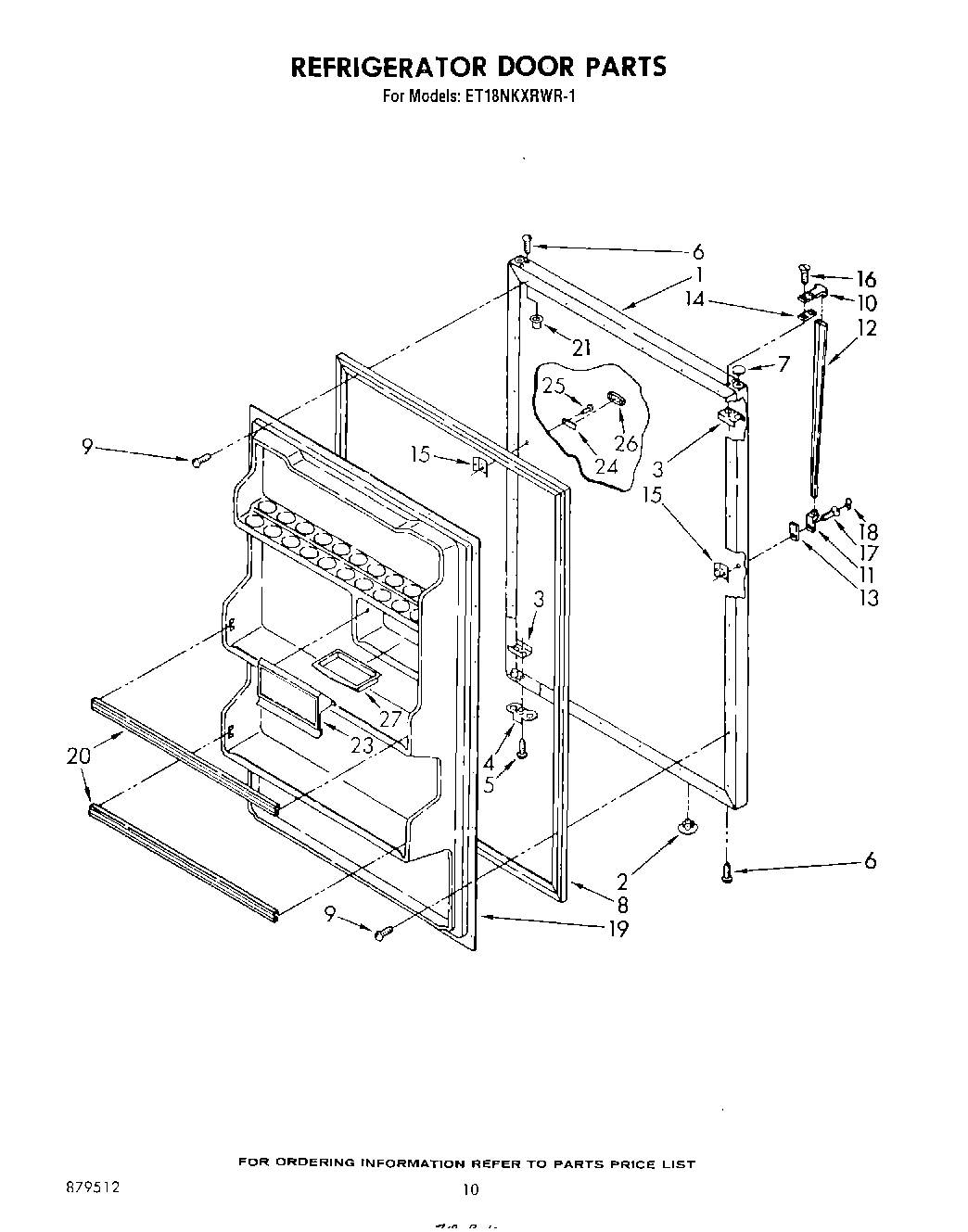 08 - REFRIGERATOR DOOR , NOT ILLUSTRATED