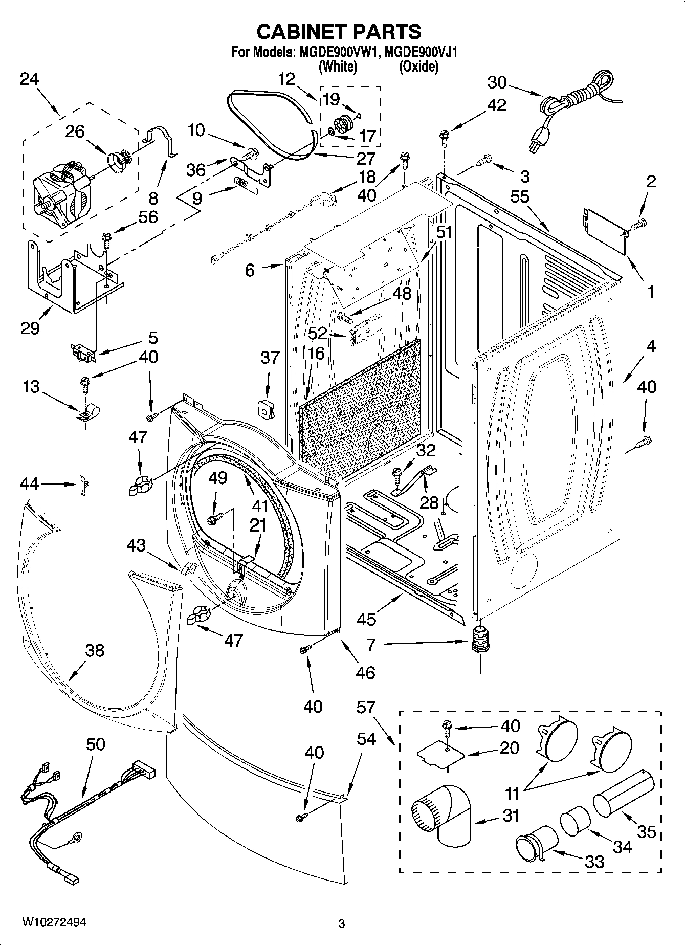 02 - CABINET PARTS