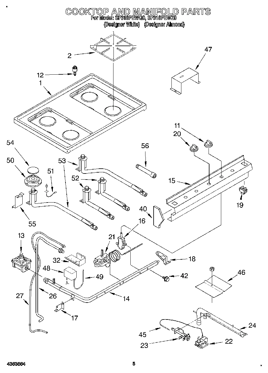 03 - COOKTOP AND MANIFOLD, LITERATURE