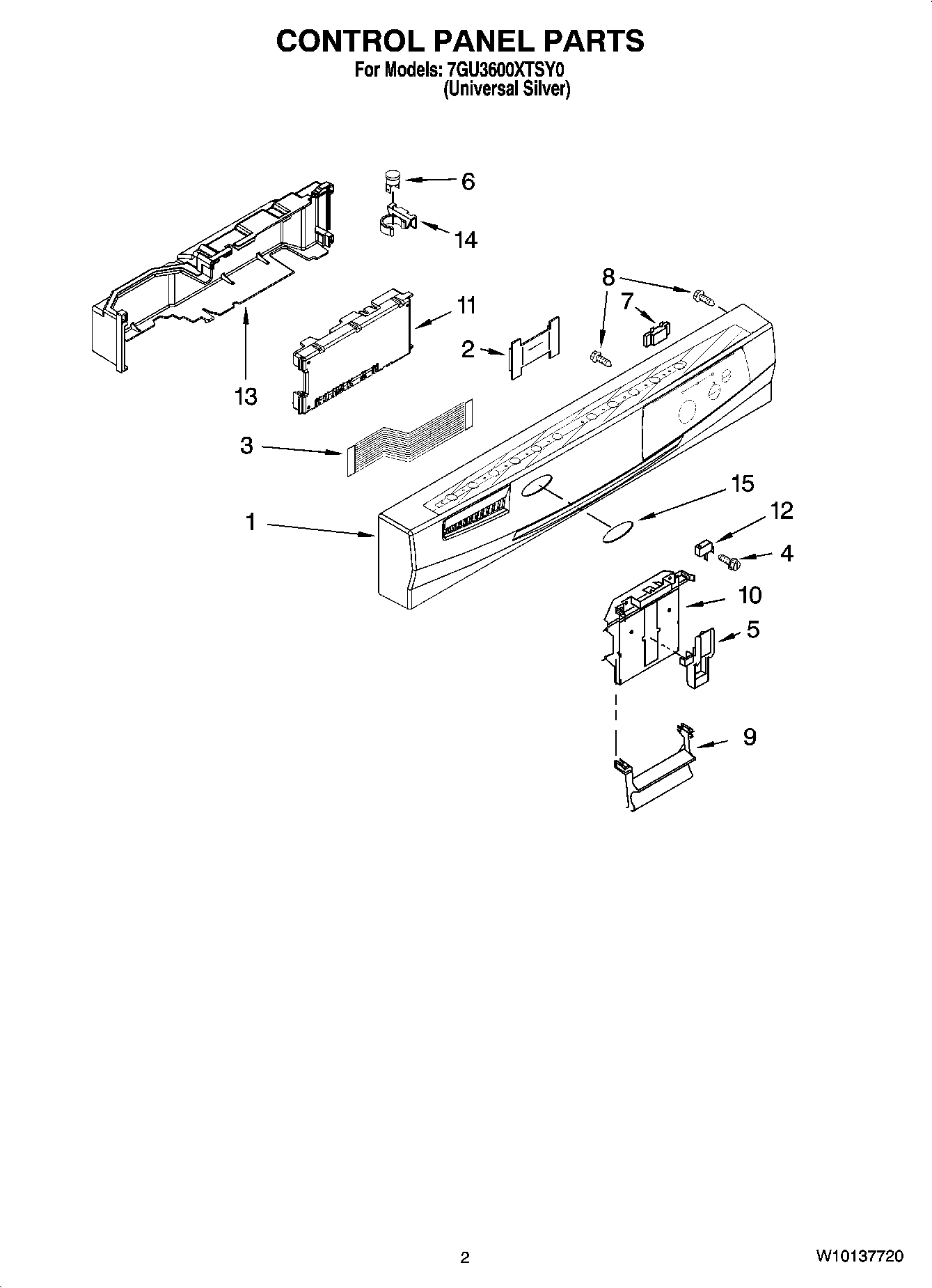 02 - CONTROL PANEL PARTS
