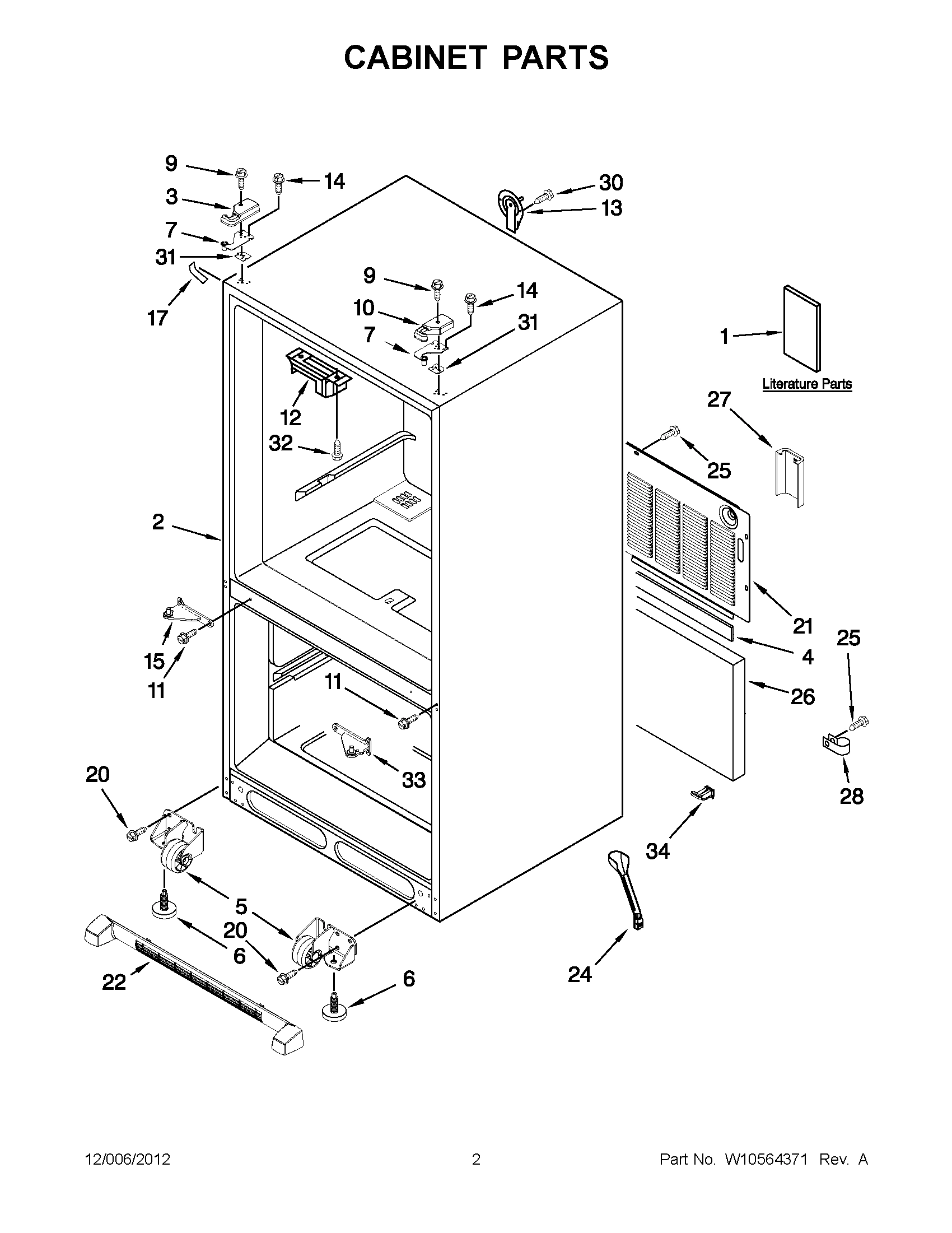 01 - CABINET PARTS