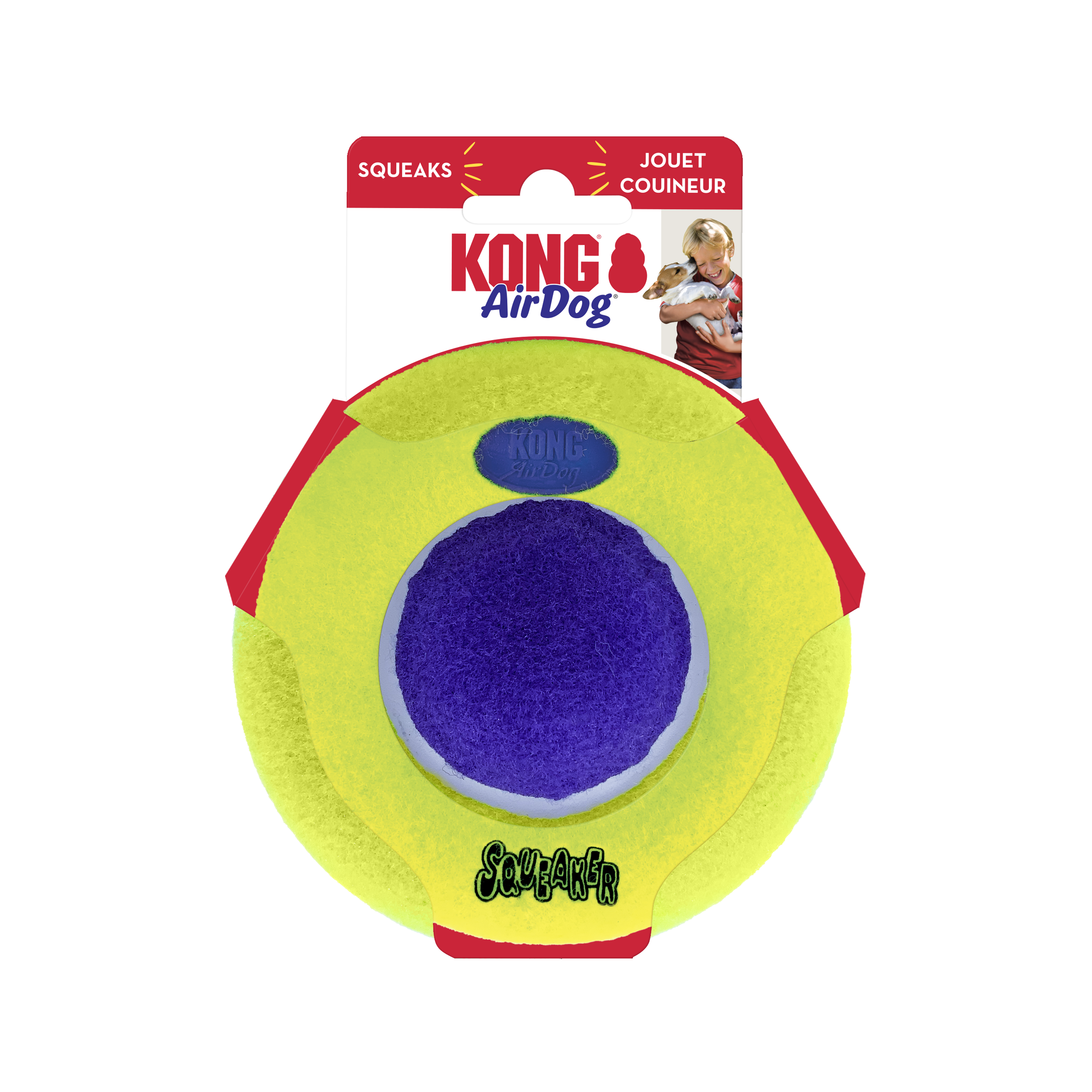 AirDog Squeaker Saucer onpack product image