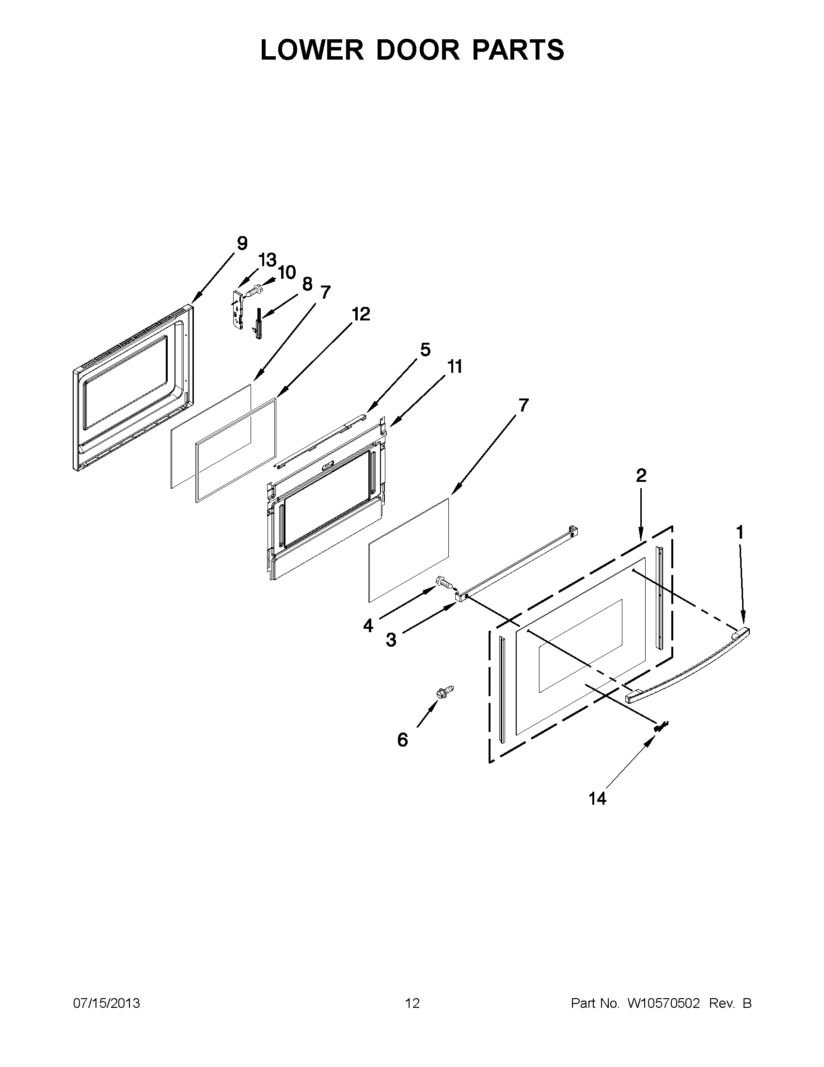 06 - LOWER DOOR PARTS