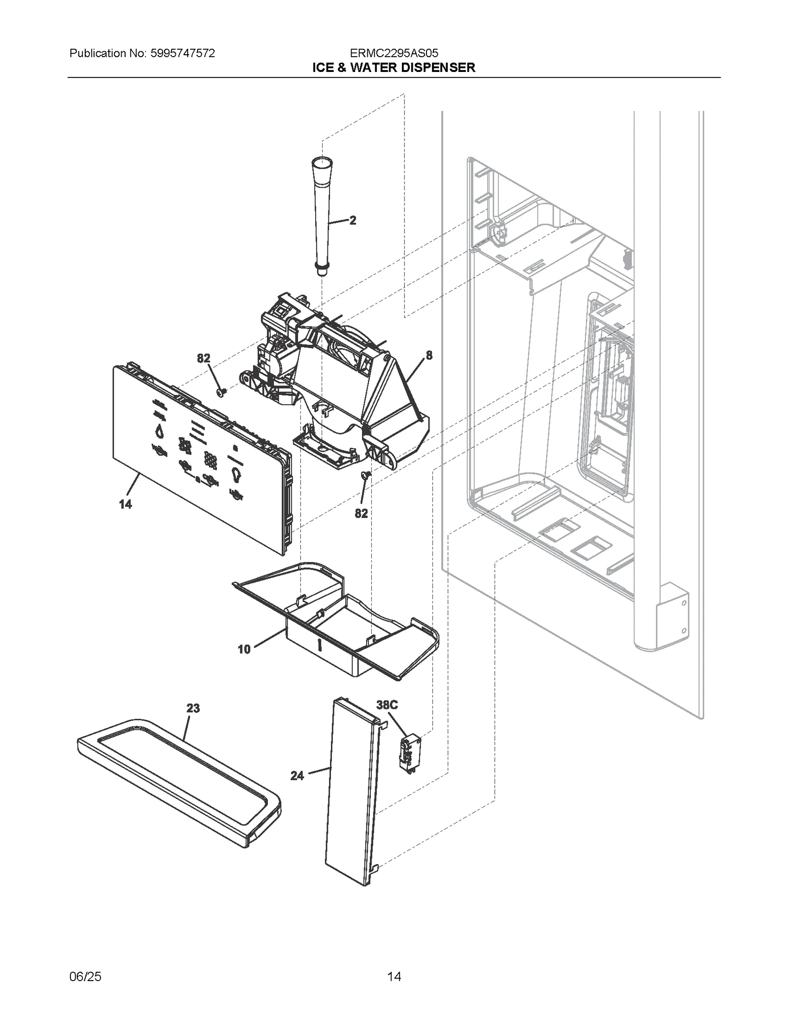 ICE & WATER DISPENSER