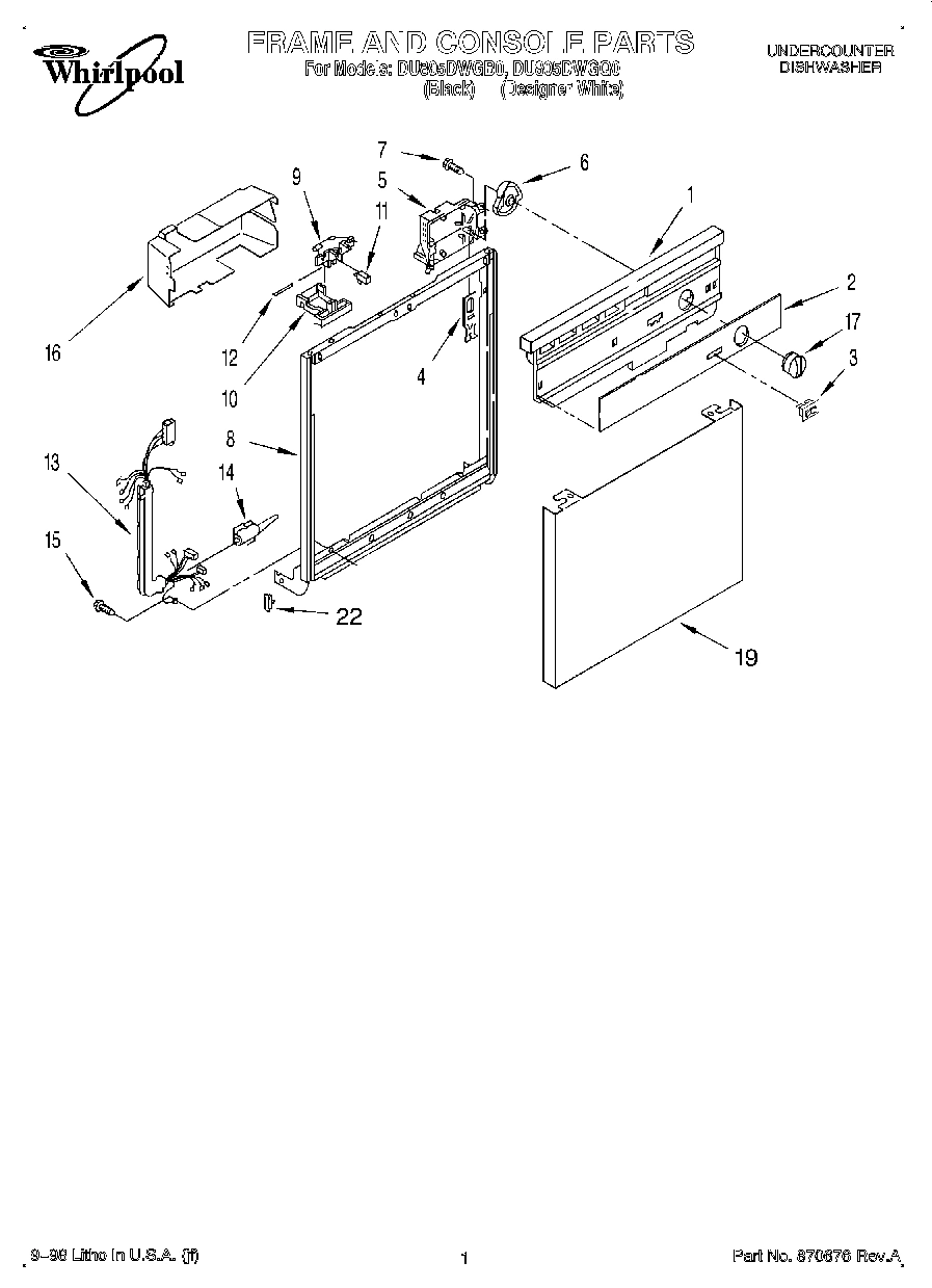 01 - FRAME AND CONSOLE