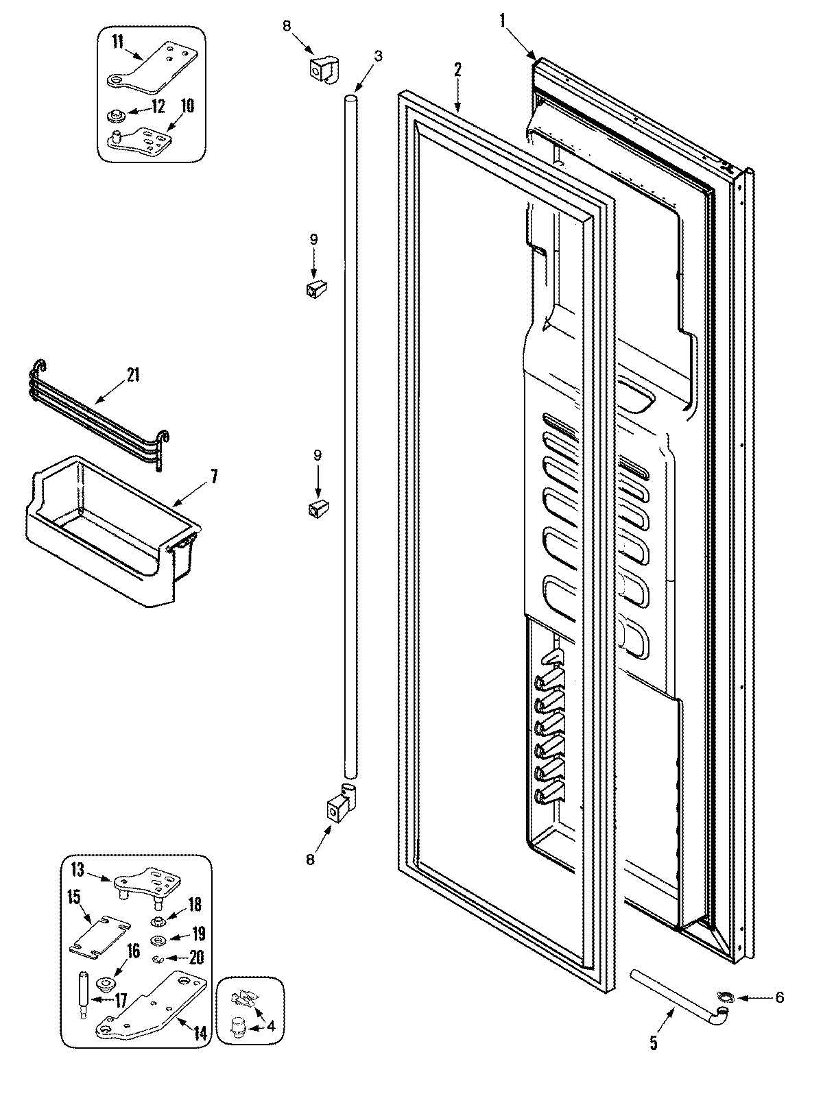 06 - FREEZER DOOR (RJRS4280C)