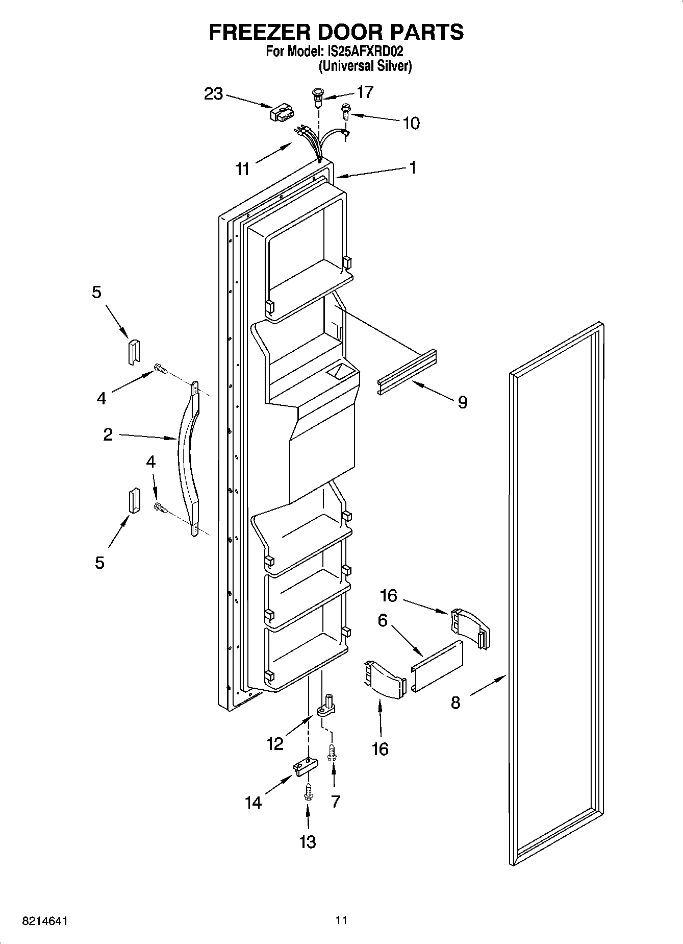 07 - FREEZER DOOR PARTS