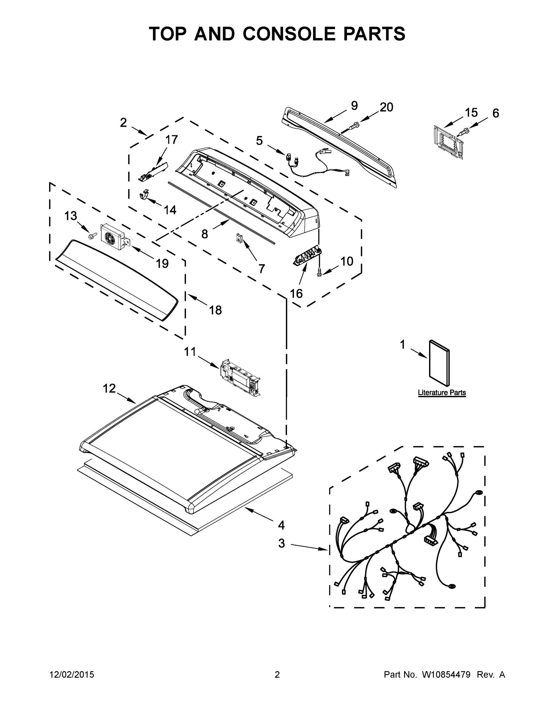 02 - TOP AND CONSOLE PARTS