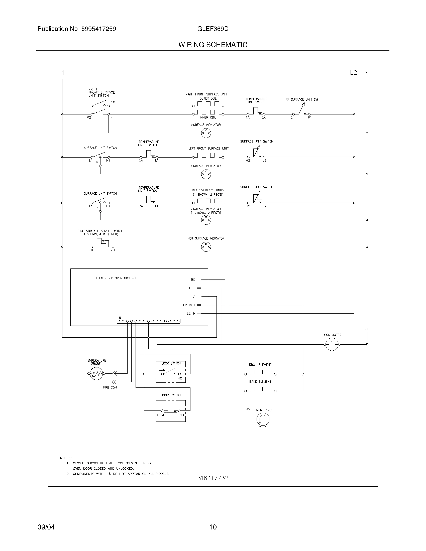 10 - WIRING SCHEMATIC