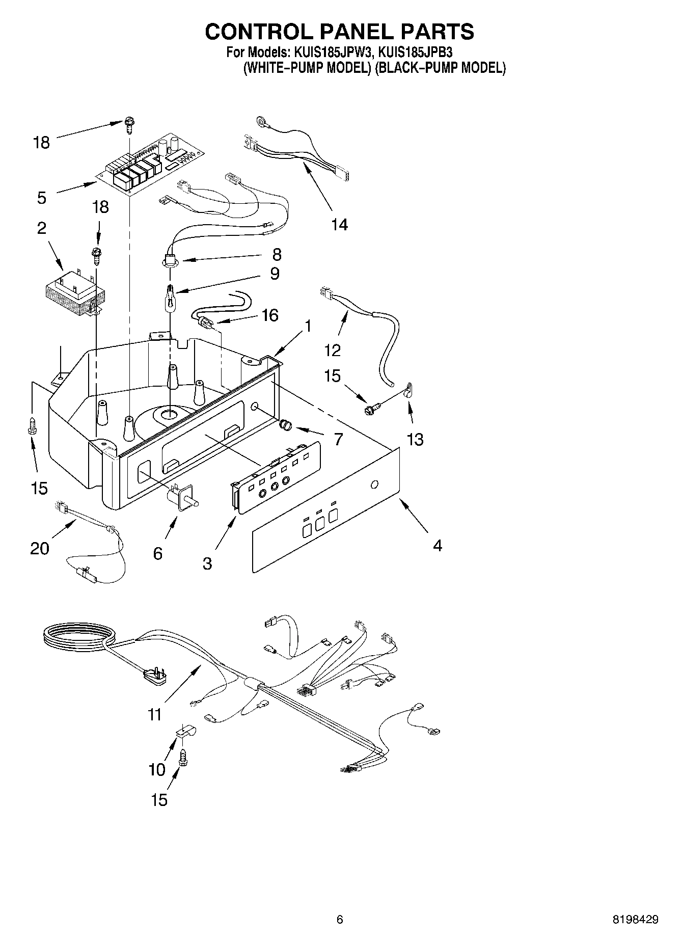 04 - CONTROL PANEL PARTS