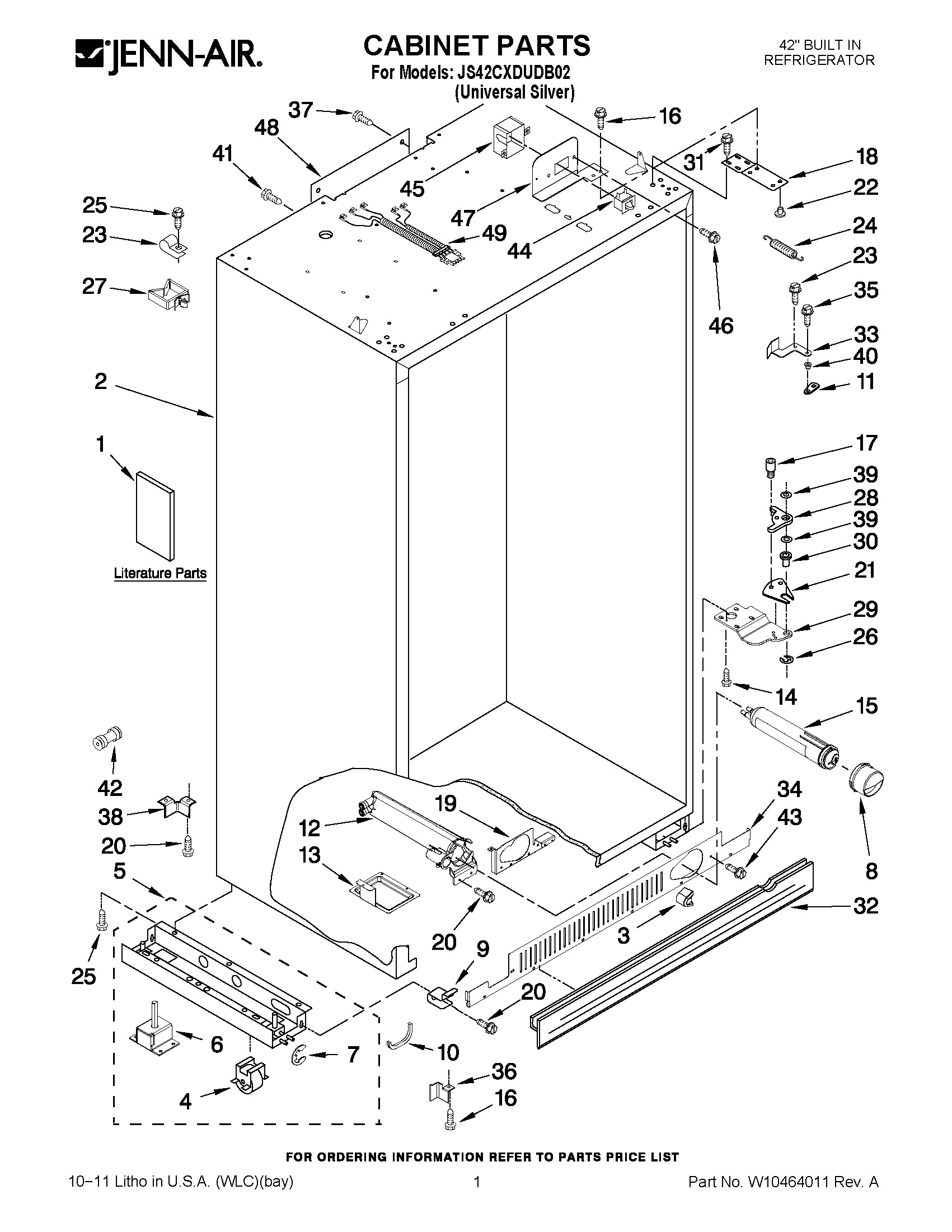 01 - CABINET PARTS