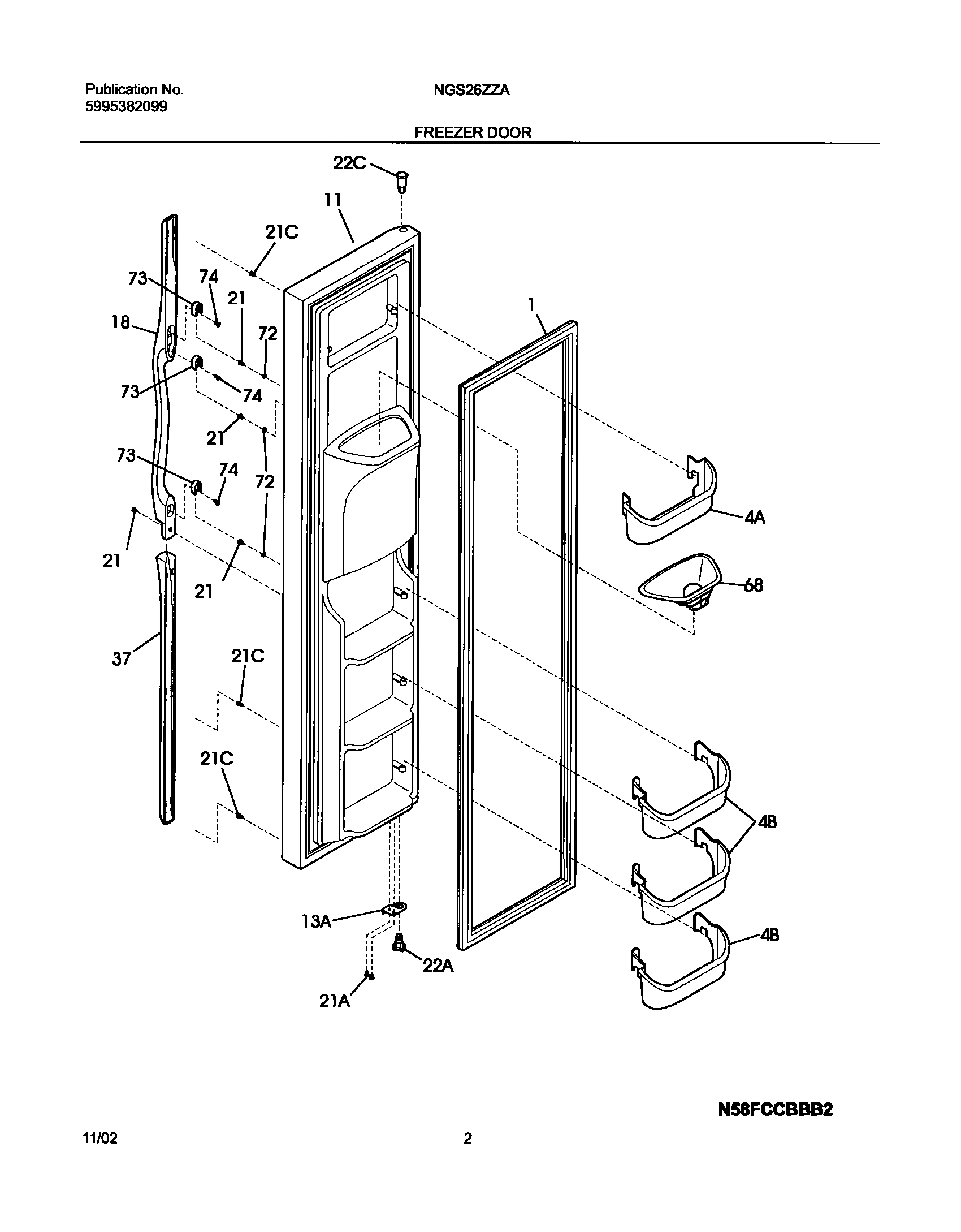 03 - FREEZER DOOR