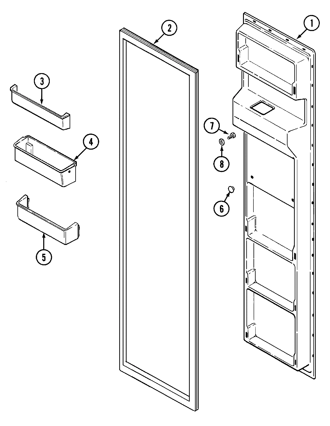 02 - FREEZER INNER DOOR
