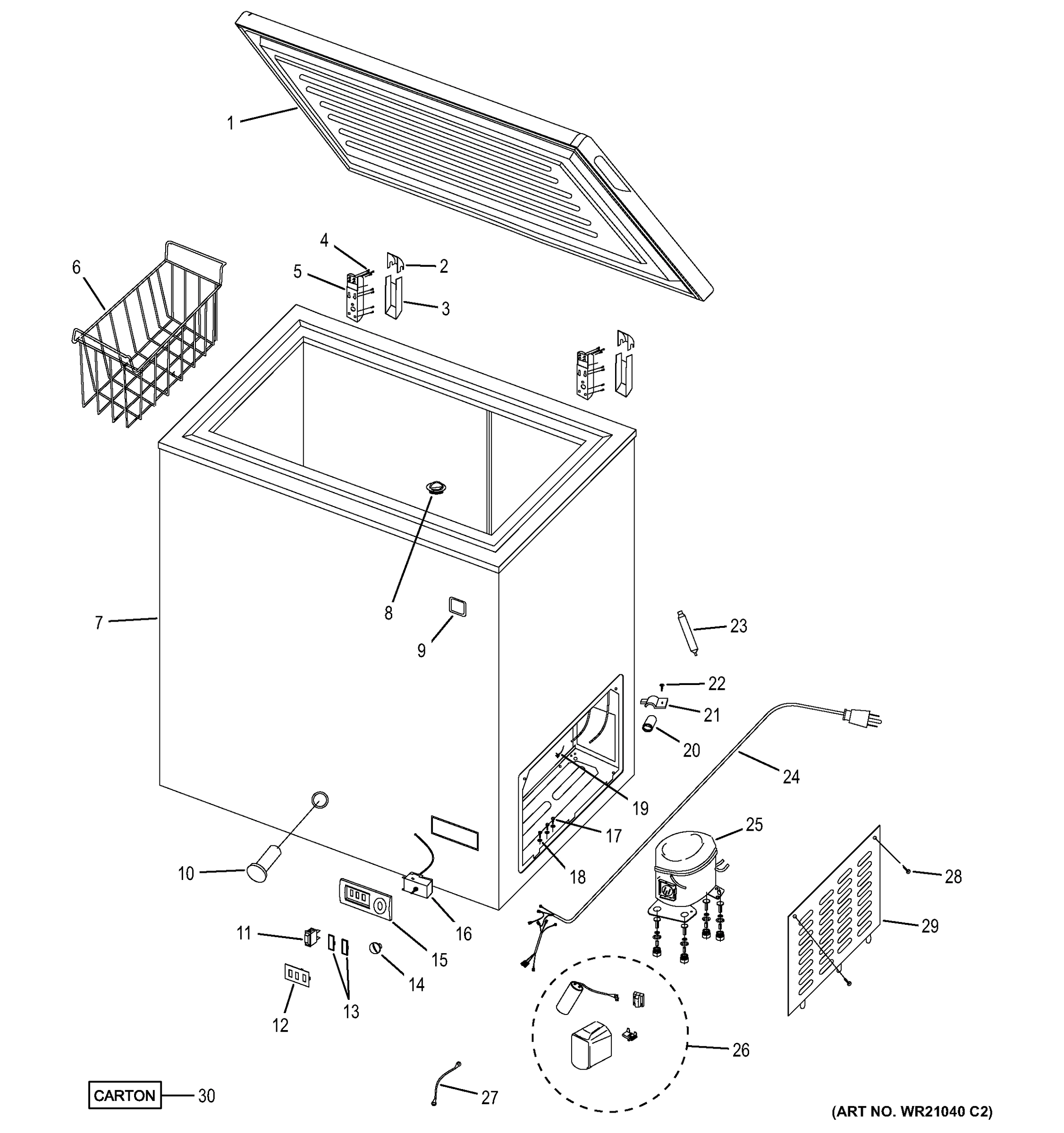 FREEZER PARTS