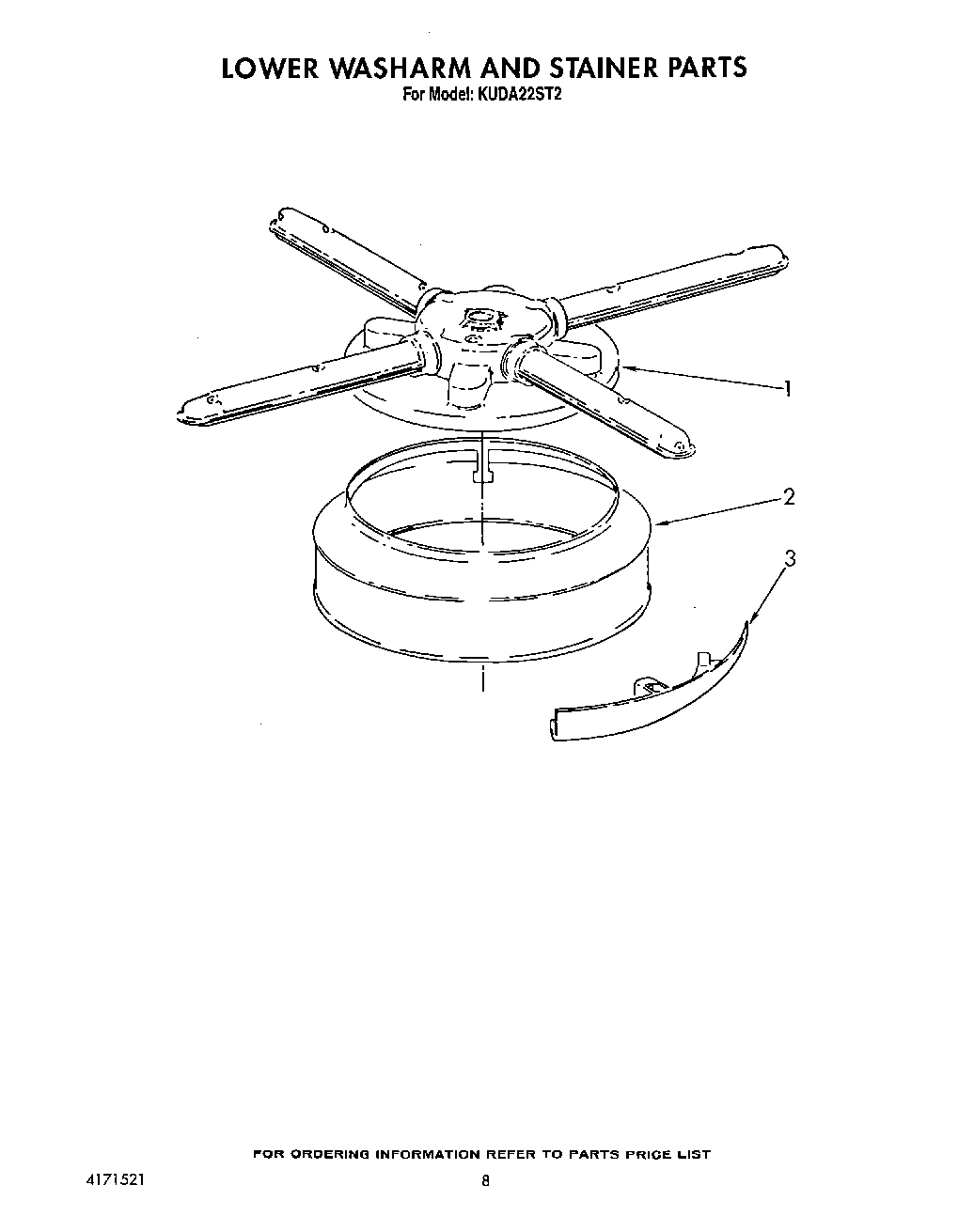 06 - LOWER WASHARM AND STRAINER