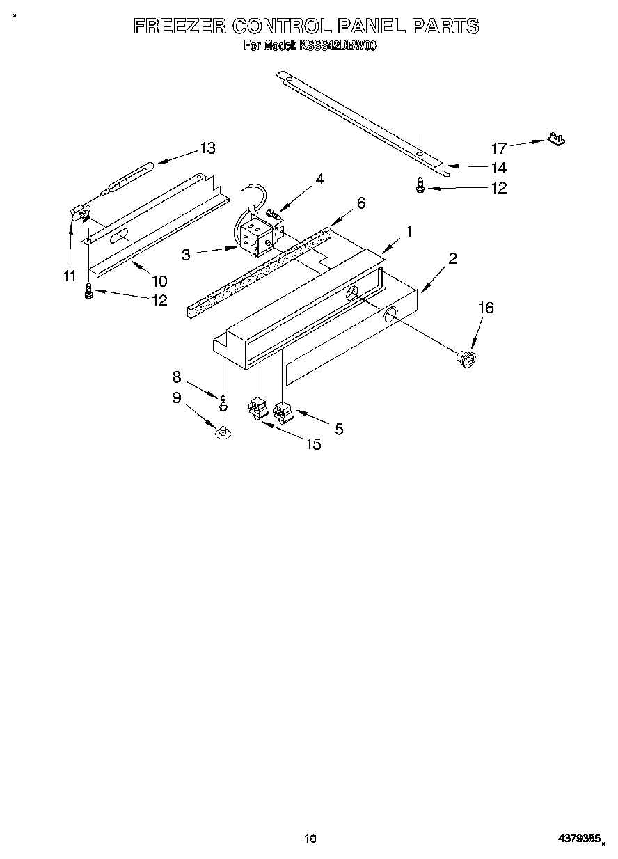 08 - FREEZER CONTROL PANEL